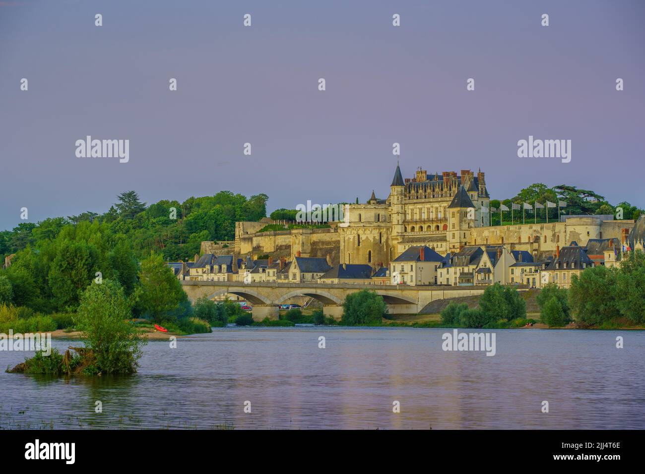 Castello reale d'Amboise (Francia) Foto Stock