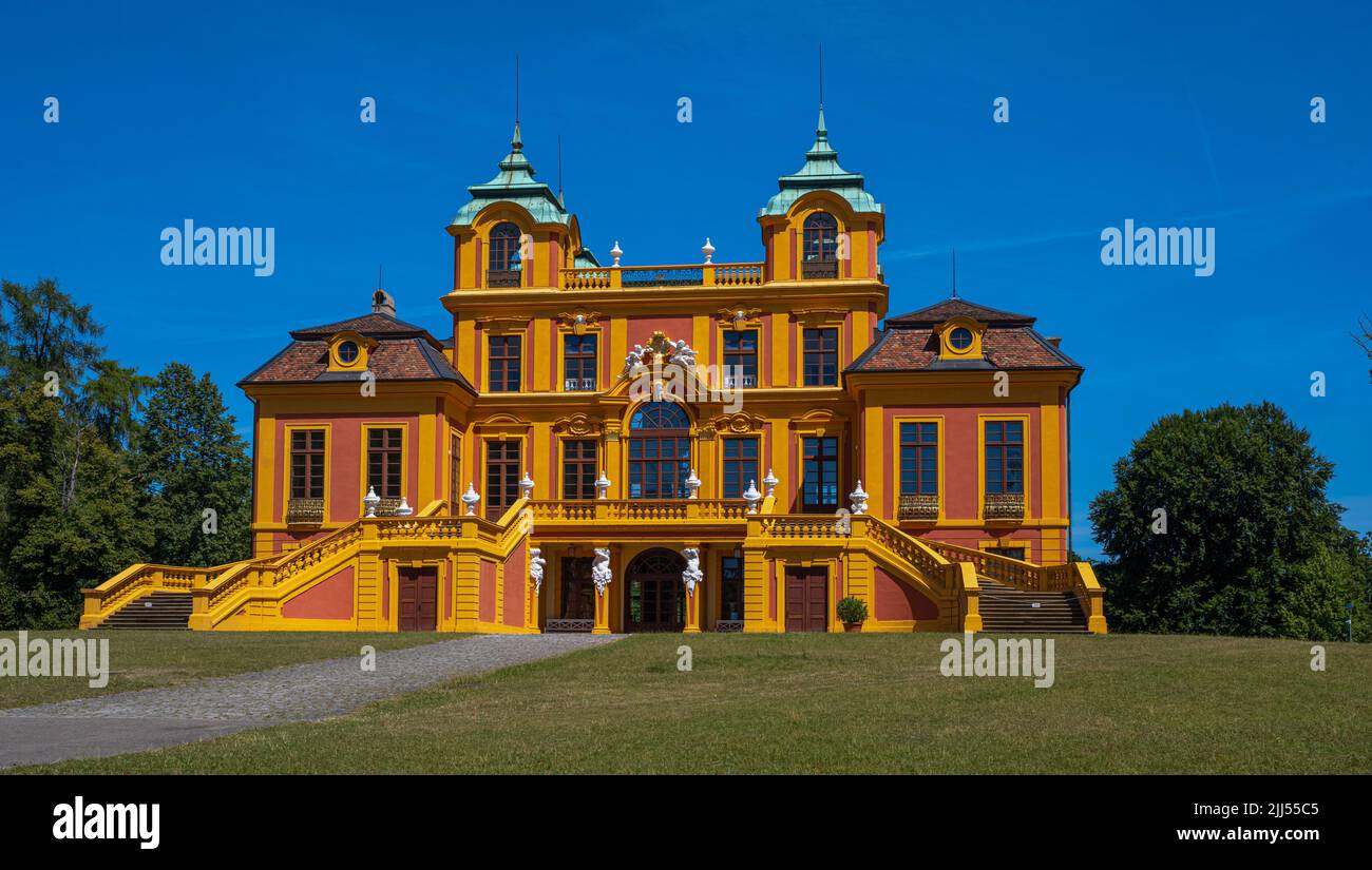 Il rifugio di caccia preferito fu costruito tra il 1716 e il 1723 a Ludwigsburg, in Germania Foto Stock