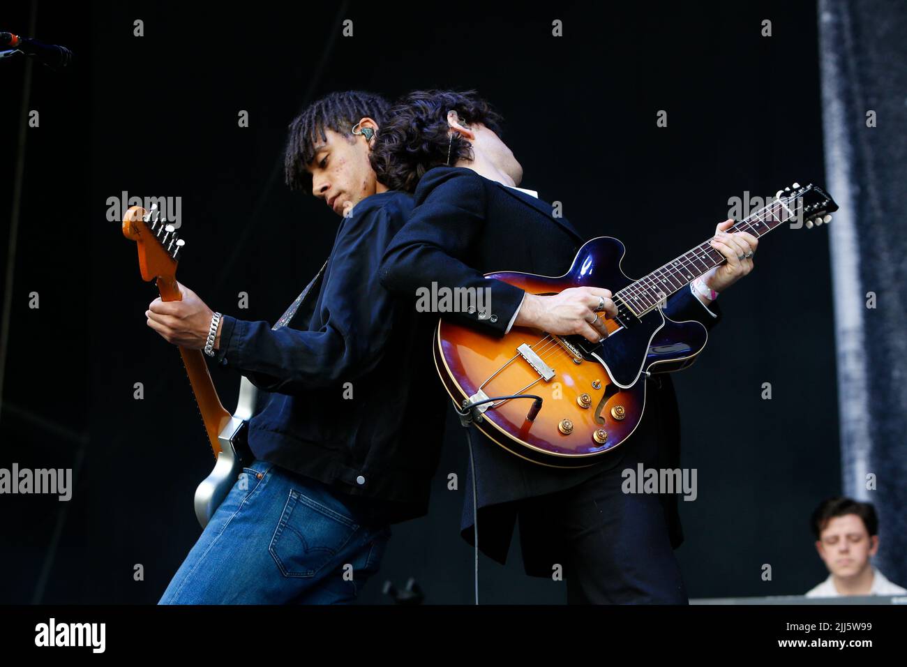 Sheffield, Regno Unito. 23rd luglio 2022. Josh Jenkinson è il chitarrista di Inhaler e il cantante e chitarrista di Inhaler di Sheffield, Regno Unito, il 7/23/2022. (Foto di ben Early/News Images/Sipa USA) Credit: Sipa USA/Alamy Live News Foto Stock