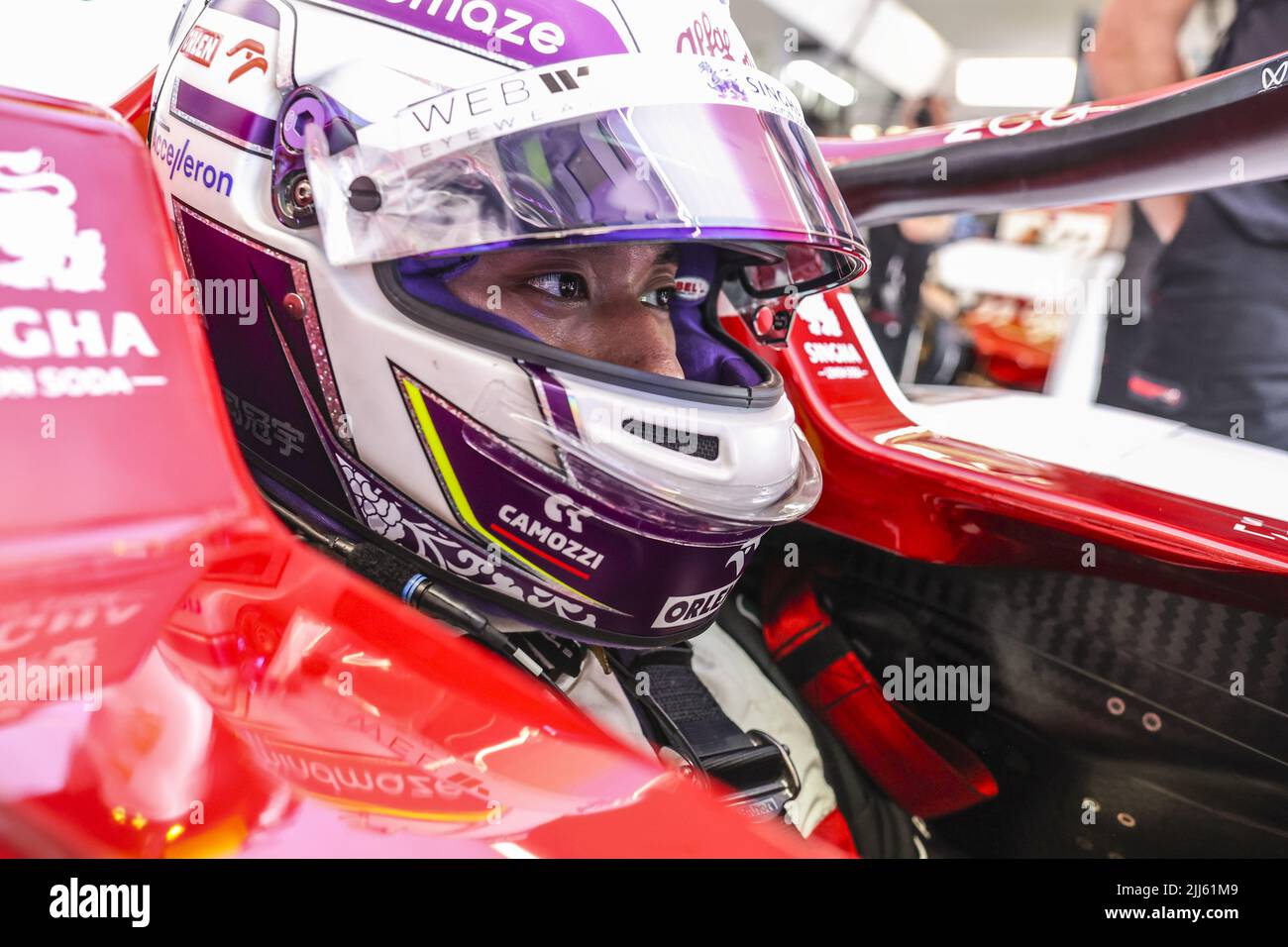 Nel corso della Formula 1 Lenovo Grand Prix de France, Gran Premio di Francia 2022, 12th round del FIA Formula uno World Championship 2022 dal 22 al 24 luglio 2022 sul circuito Paul Ricard, a le Castellet, Francia - Foto: Antonin Vincent / DPPI/DPPI/LiveMedia Foto Stock