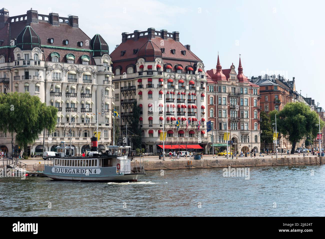 Estocolmo (en sueco Stoccolma) es la Capital y ciudad más grande de Suecia, Foto Stock