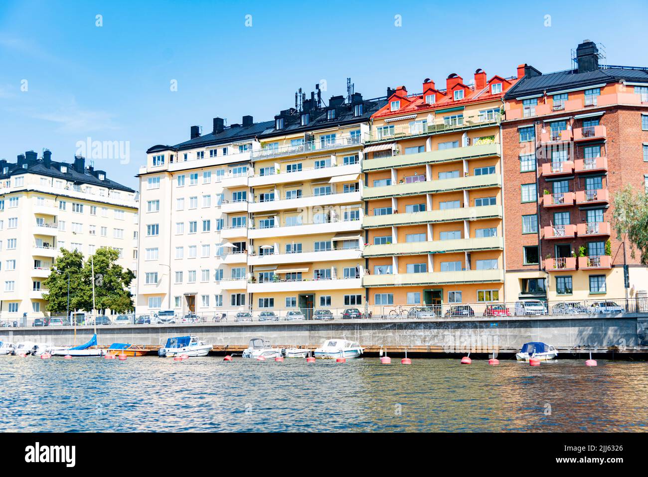 Estocolmo (en sueco Stoccolma) es la Capital y ciudad más grande de Suecia, Foto Stock