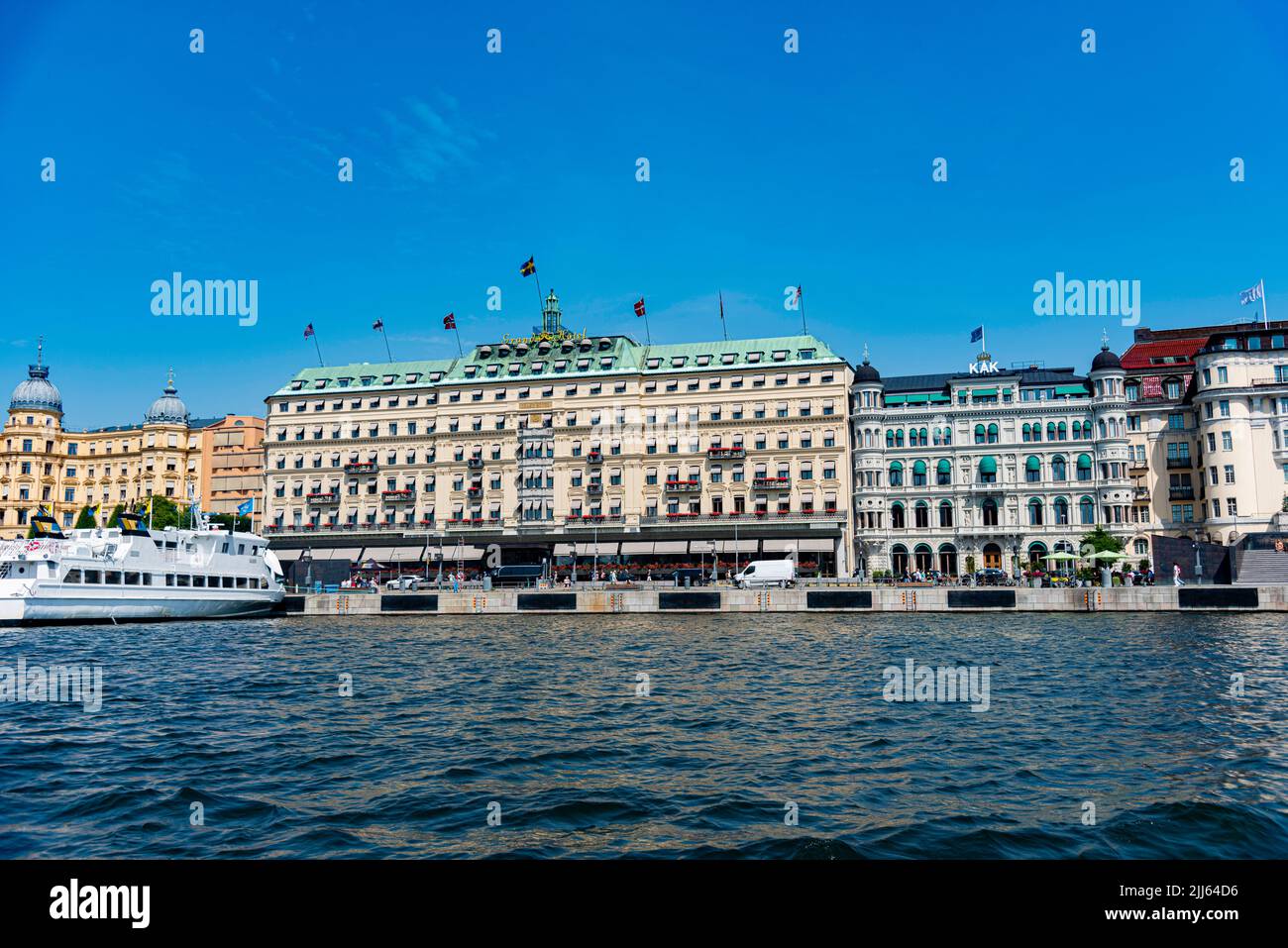 Estocolmo (en sueco Stoccolma) es la Capital y ciudad más grande de Suecia, Foto Stock