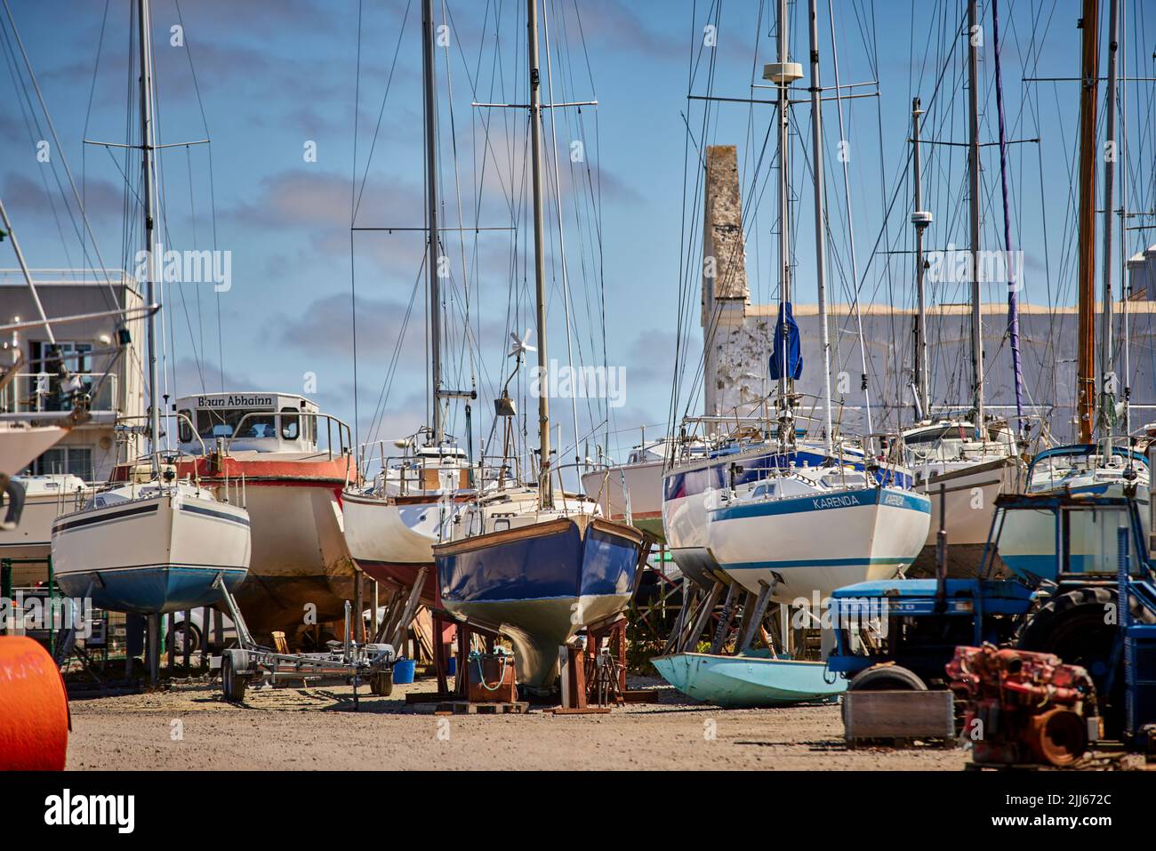 Porticciolo di Holyhead Foto Stock