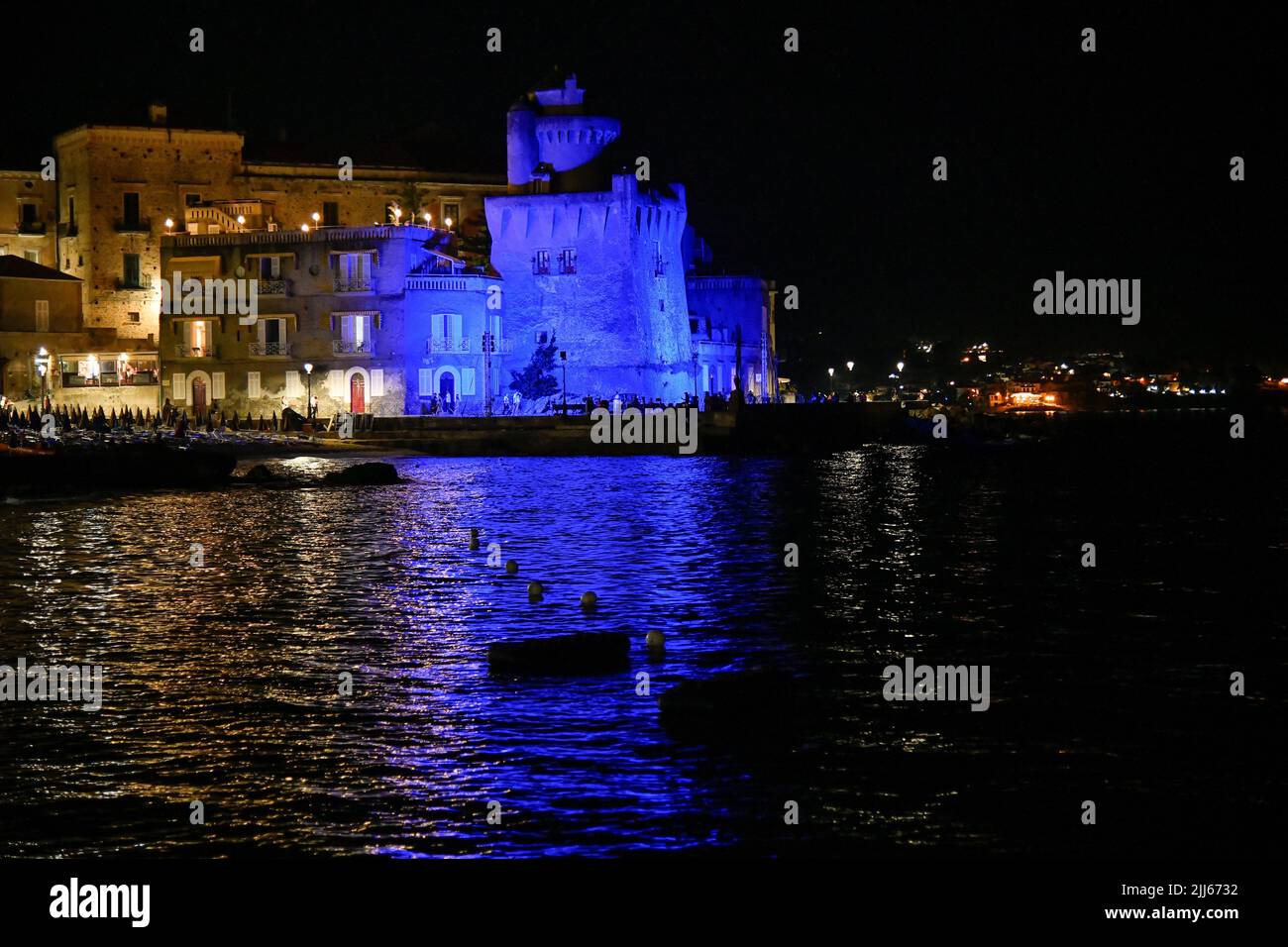 Mare, Cilento, Isola di Licosa Foto Stock