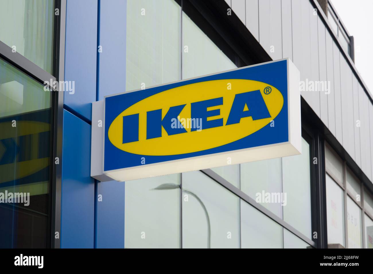 Logo IKEA Shop Foto Stock