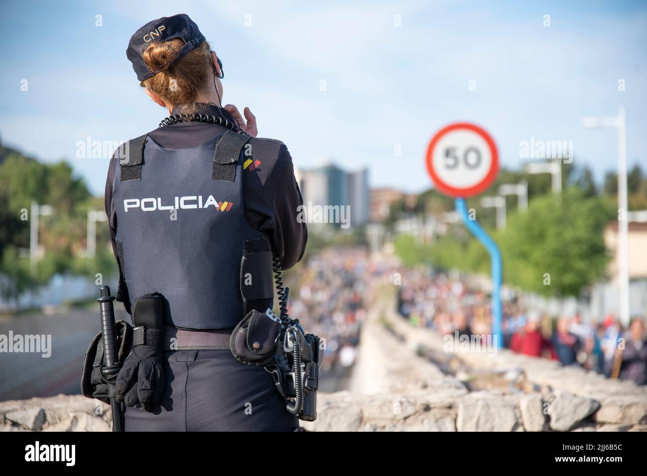 Spagna, Valencia, Alicante 02/02/2019 gli organi di sicurezza dello Stato spagnolo celebrano la celebrazione del partito multivalente di Santa Faz Foto Stock