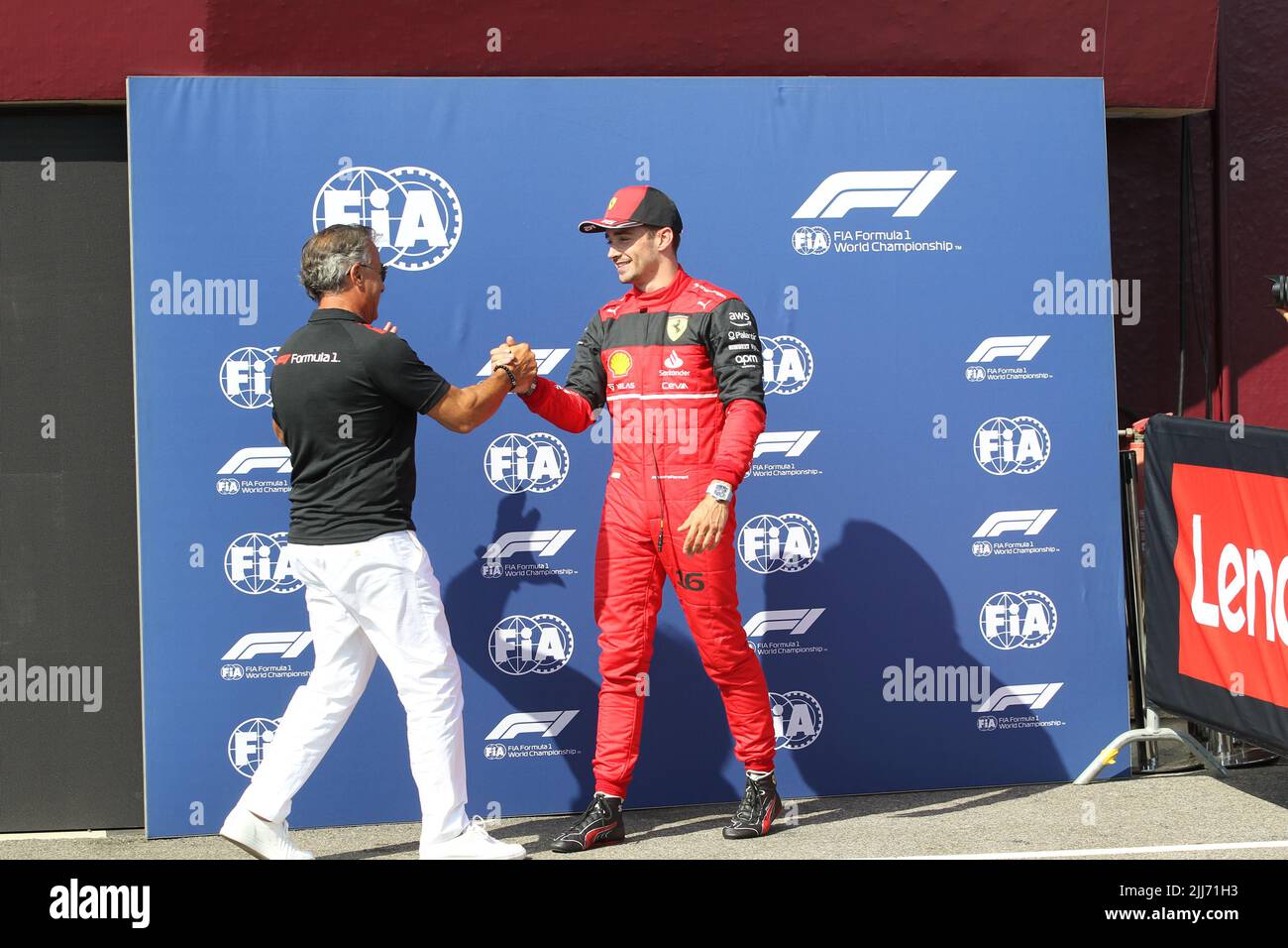 luglio 23 2022 le Castellet, Francia F1 2022 GP di Francia qualifica, Pirelli Pole Award luglio 23 2022 le Castellet, Francia F1 2022 GP di Francia qualifica, Pirelli Pole Award