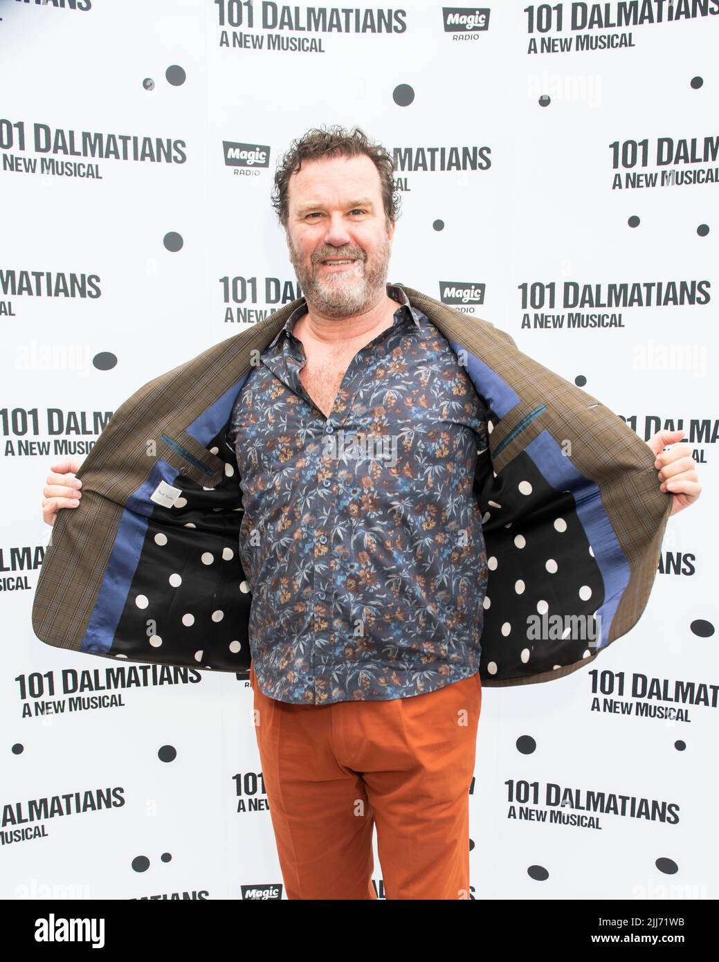 Londra, Regno Unito, venerdì 22nd luglio 2022 Douglas Hodge arriva alla serata Dalmations Press 101 al Regent’s Park Open Air Theatre. Credit: DavidJensen / Empowics Entertainment / Alamy Live News Foto Stock