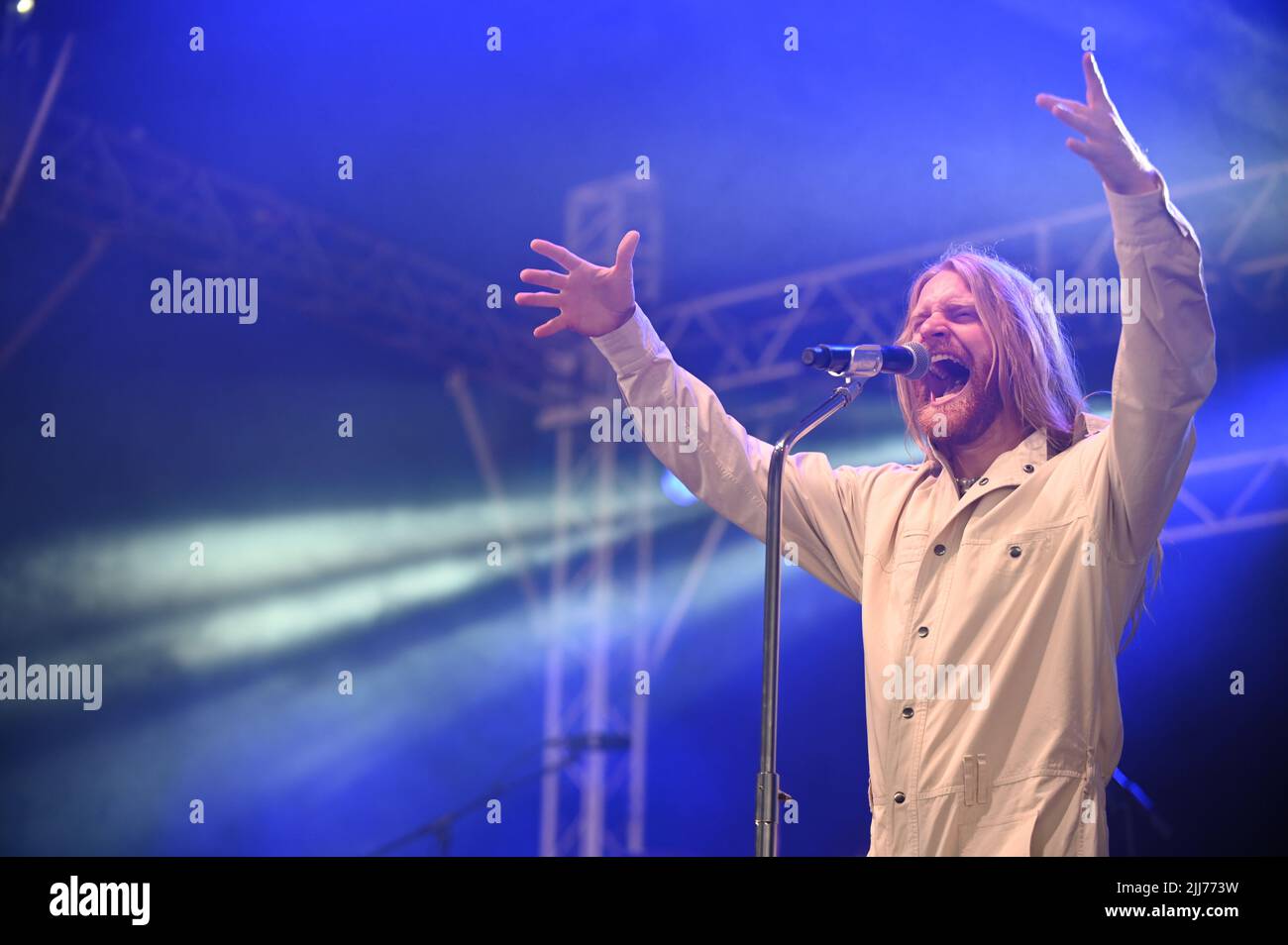 Sam Ryder si esibisce al Tramlines Festival , UK , 23.07.2022 Foto Stock