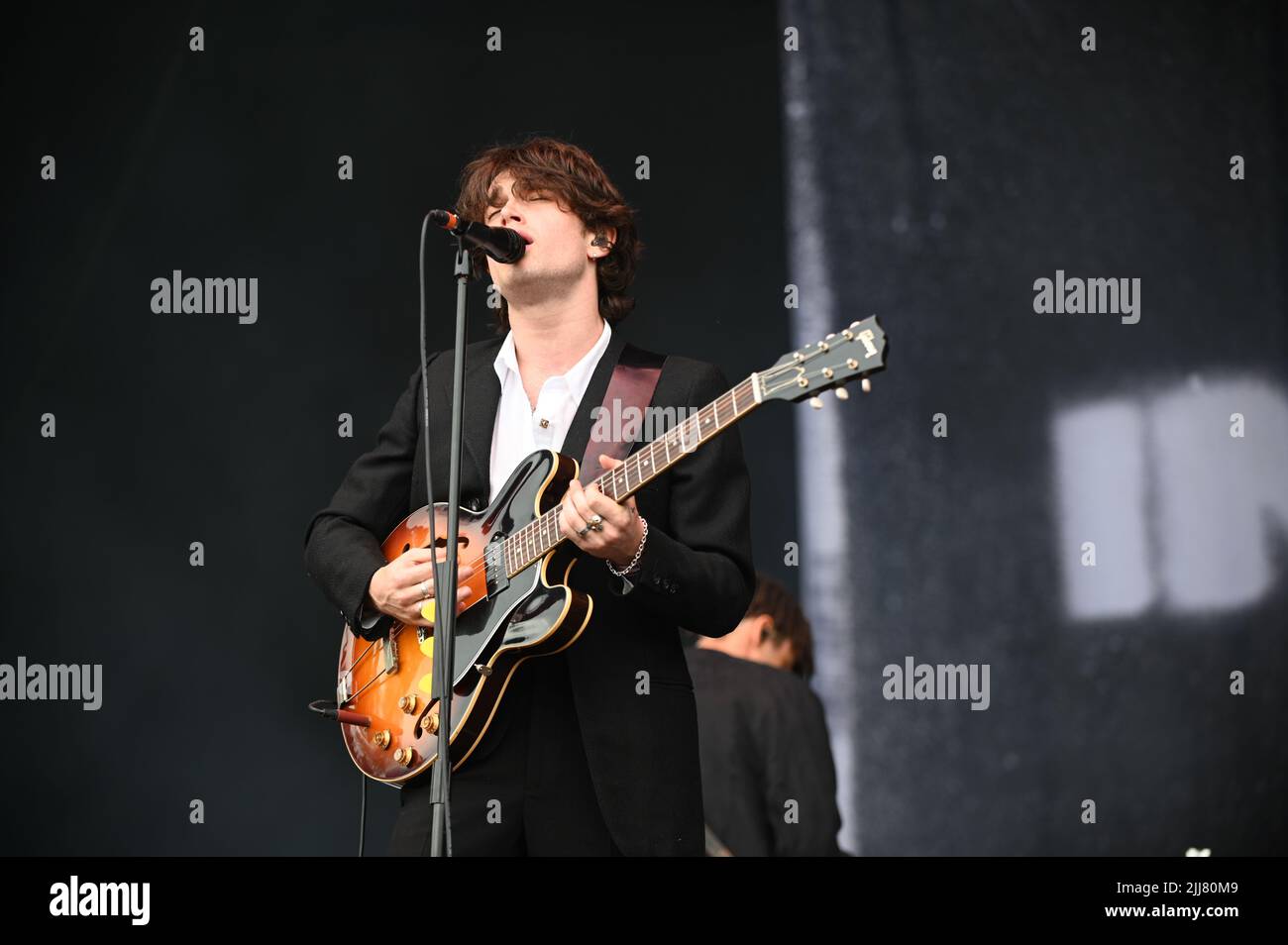 23 luglio 2022, Sheffield, South Yorkshire, U.K: Inhaler Performing at Tramlines Festival , UK , 23.07.2022 (Credit Image: © Robin Burns/ZUMA Press Wire) Foto Stock