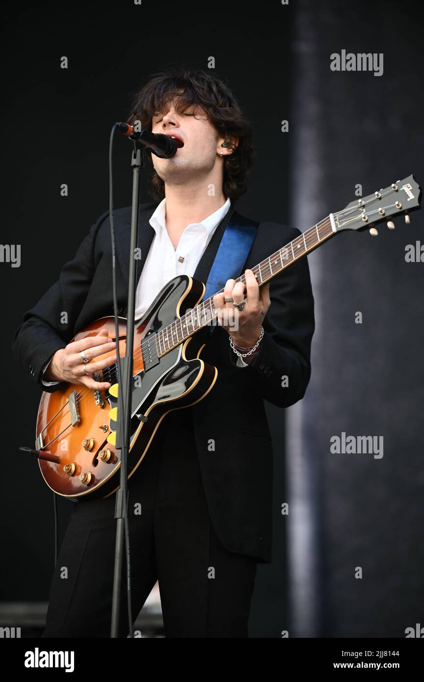 Inalatore che si esibisce al Tramlines Festival , UK , 23.07.2022 Foto Stock