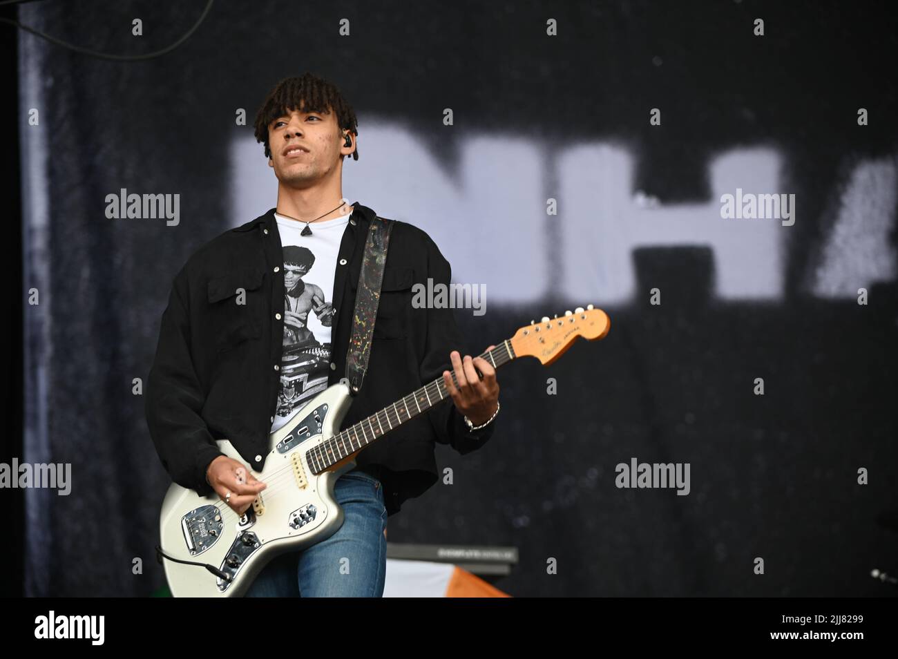 23 luglio 2022, Sheffield, South Yorkshire, U.K: Inhaler Performing at Tramlines Festival , UK , 23.07.2022 (Credit Image: © Robin Burns/ZUMA Press Wire) Foto Stock