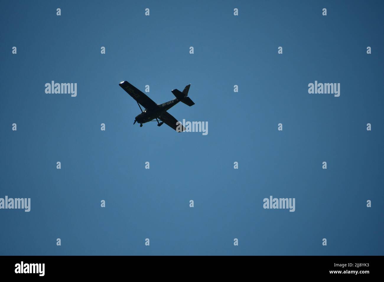Aereo, aereo nel cielo Foto Stock