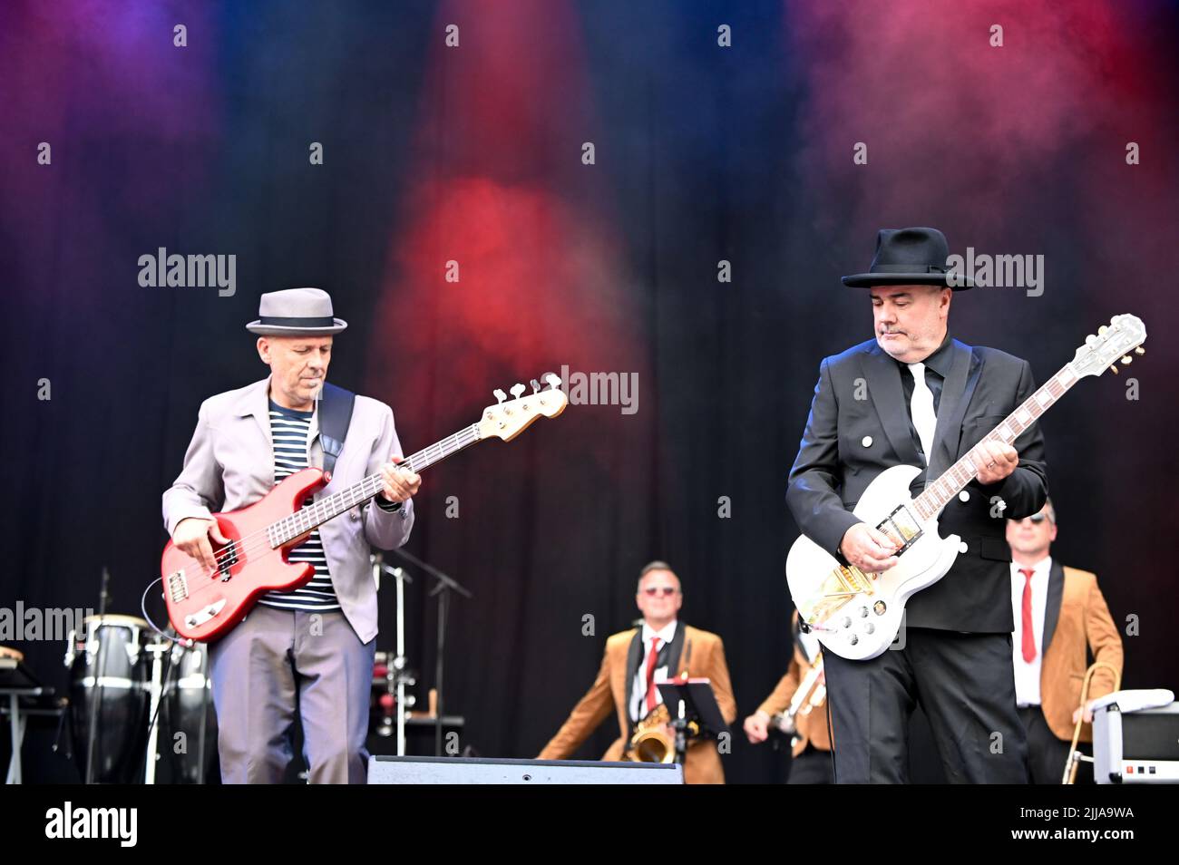 Madness Headline at Tramlines Festival , UK , 24.07.2022 Foto Stock