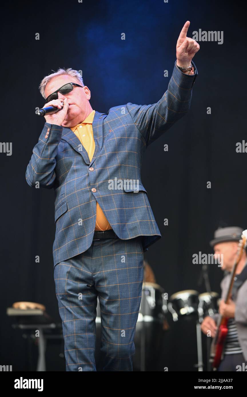 Madness Headline at Tramlines Festival , UK , 24.07.2022 Foto Stock