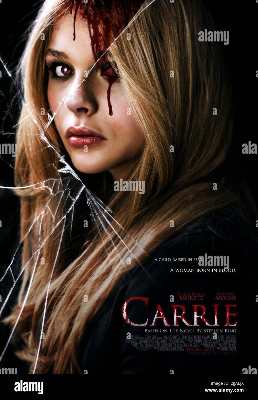 CHLOE GRACE MORETZ POSTER, Carrie, 2013 Foto stock - Alamy