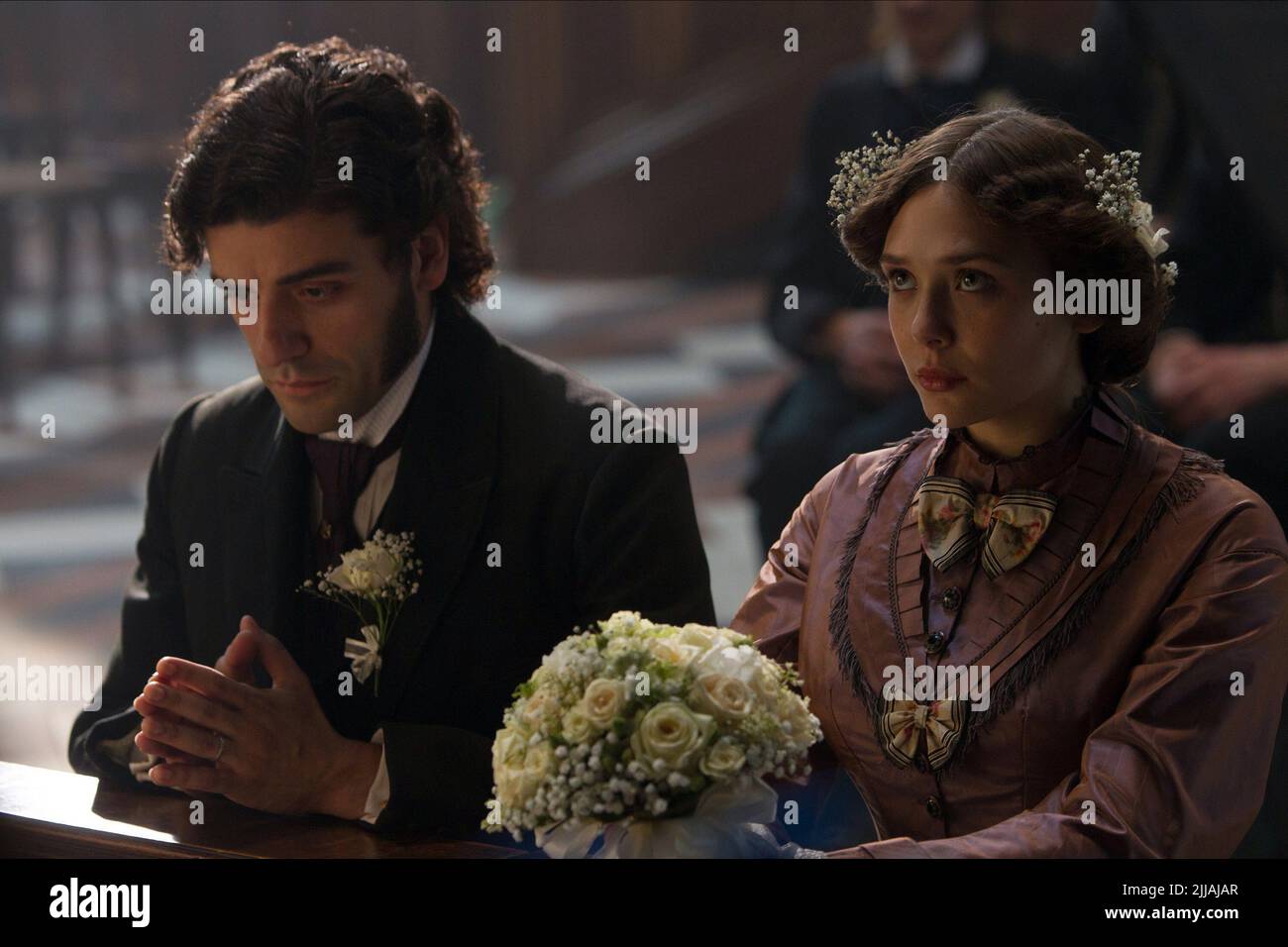 OSCAR ISAAC, ELIZABETH OLSEN, IN SEGRETO, 2013 Foto Stock
