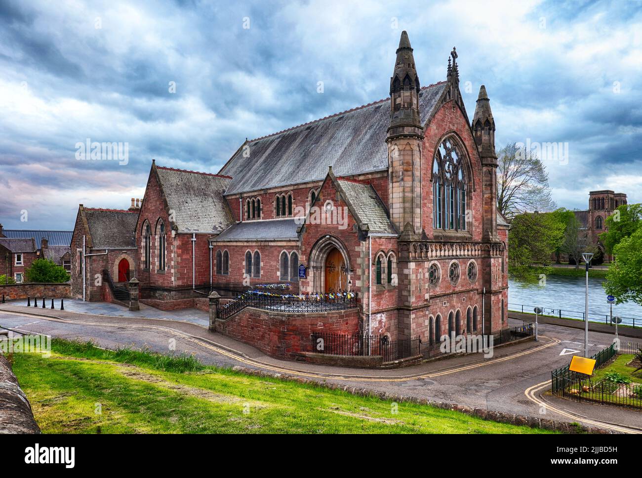 Inverness - Ness Bank Church, Scozia Foto Stock