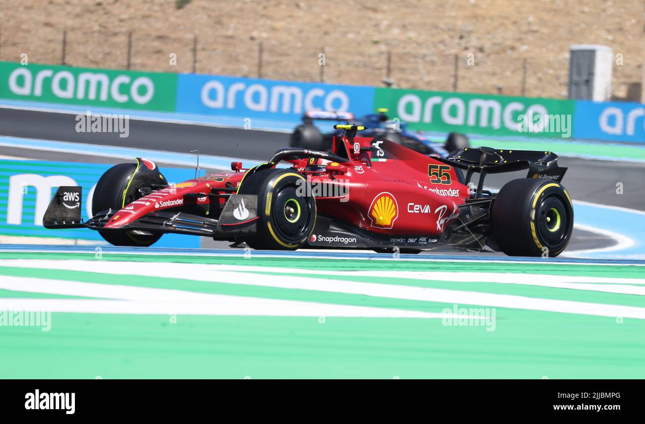 Carlos Sainz Gran premio di francia 2022 Foto Stock