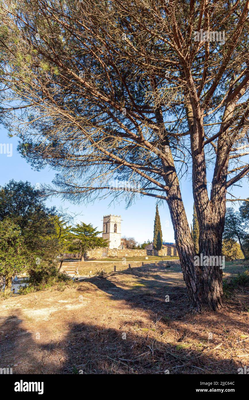 Santuari del Corredor - Chiesa del Corredor, Parc Natural El Montnegre i el Corredor, Barcellona, Spagna Foto Stock