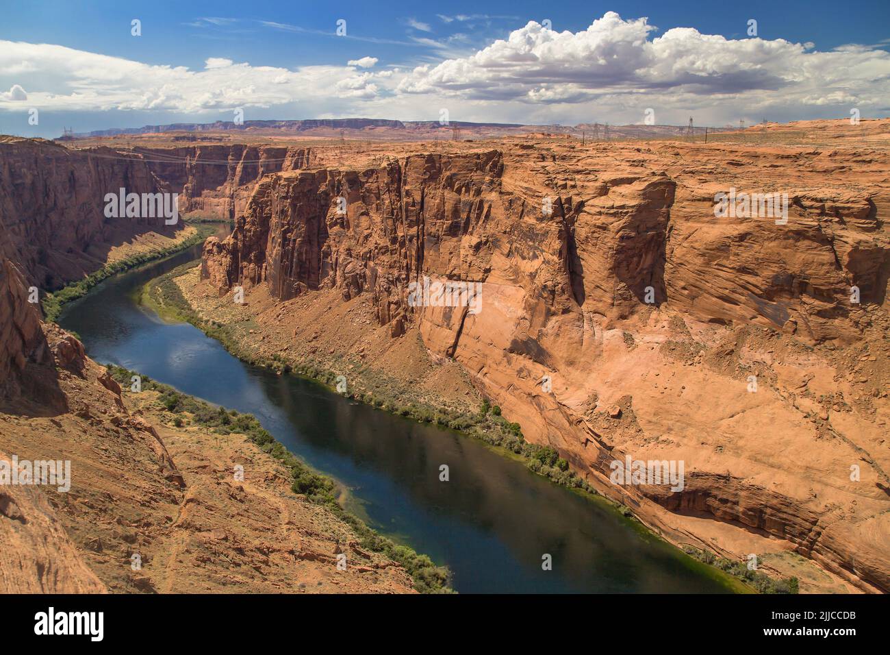 Glen Canyon sul fiume Colorado, Arizona, Stati Uniti. Foto Stock