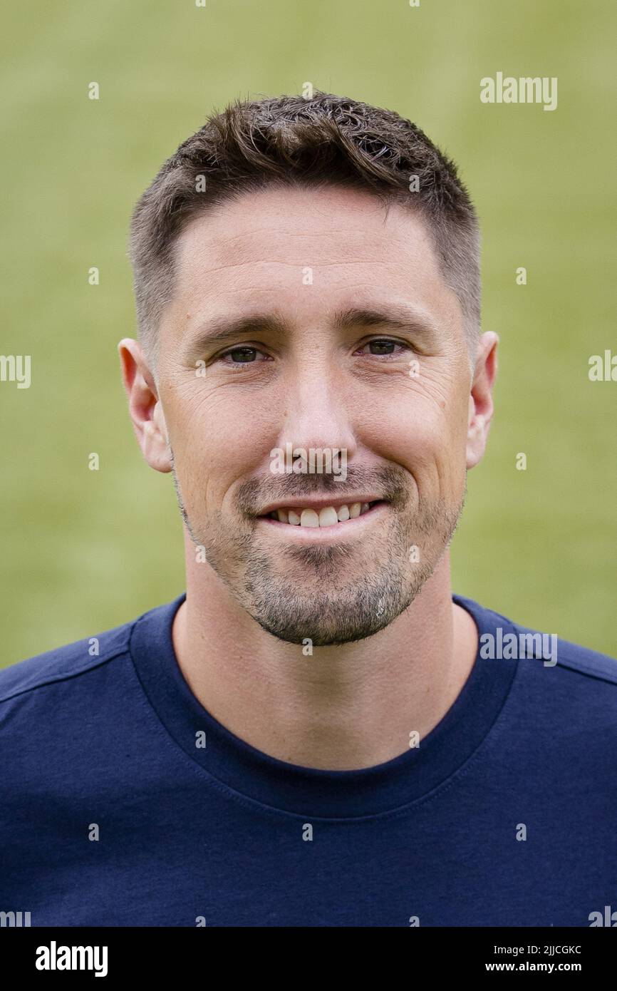 ARNHEM - Jan Fiesser (assistente allenatore) durante la giornata annuale di stampa fotografica del club di calcio Vitesse al centro di formazione Papendal. ANP SEM VAN DER WAL Foto Stock