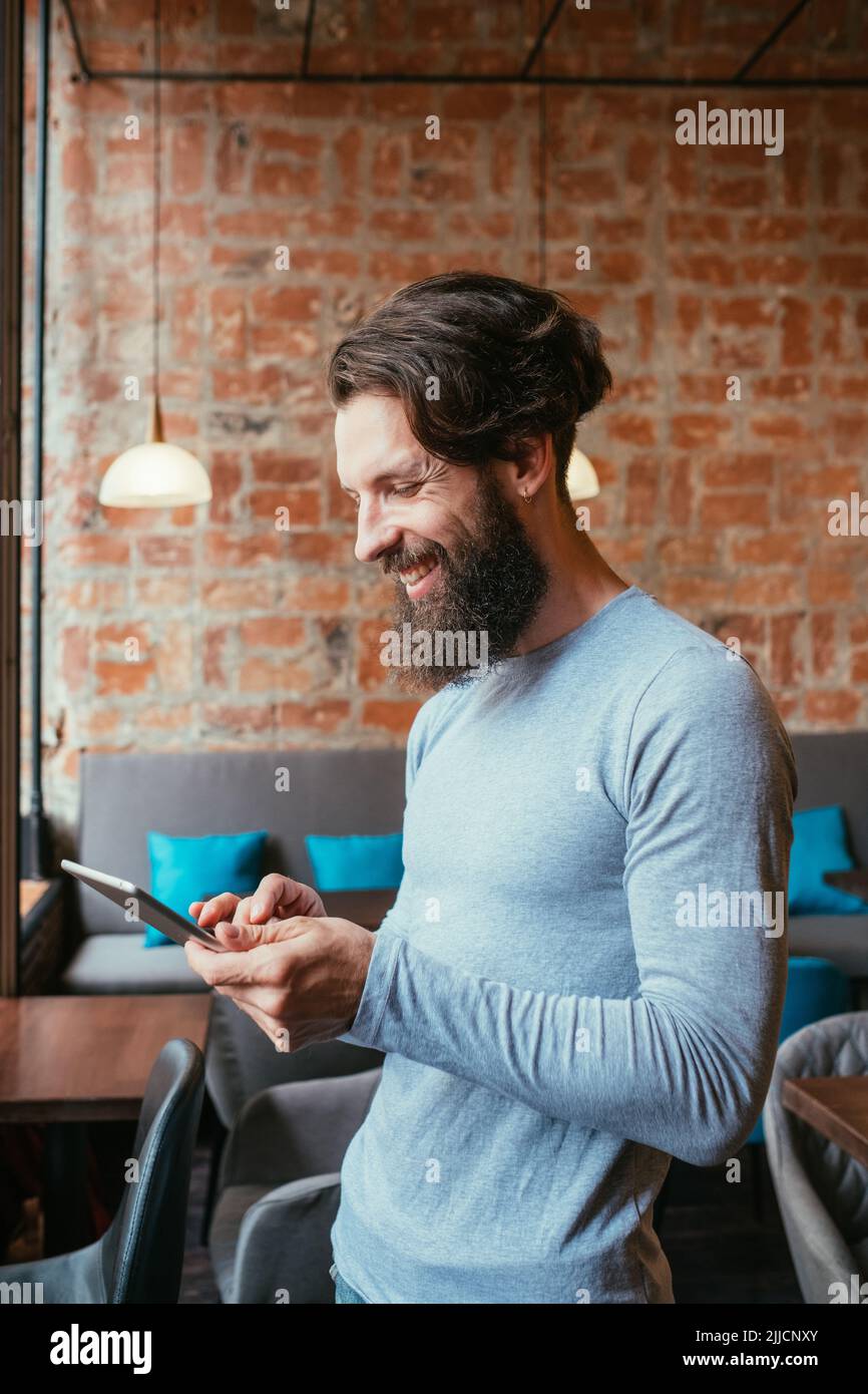 giochi di app tablet per il tempo libero di dipendenza da internet Foto Stock