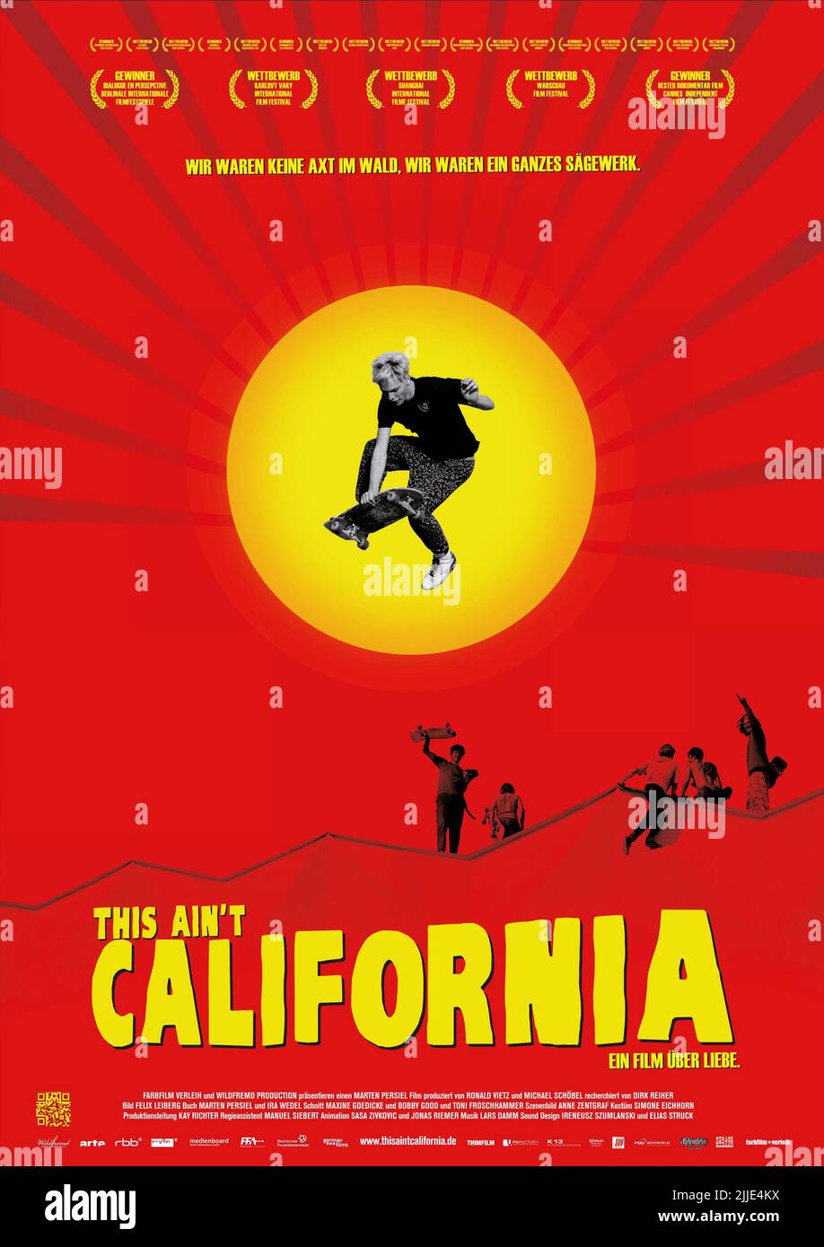 POSTER DEL FILM, QUESTA AI NON CALIFORNIA, 2012 Foto Stock