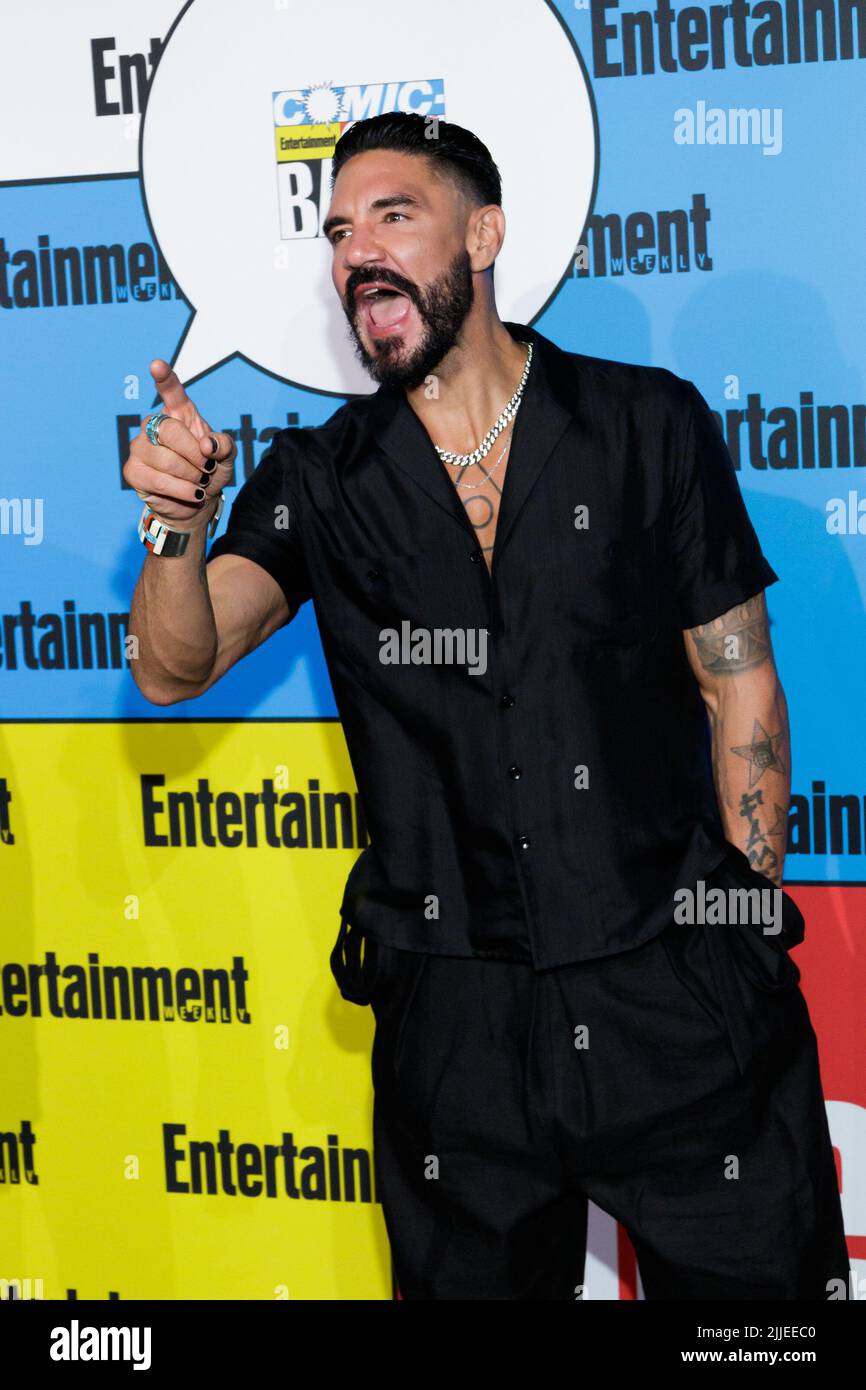 23 luglio 2022, San Diego, California, U.S: Clayton Cardenas partecipa al Bash Comic-con annuale di Entertainment Weekly all'Hard Rock Hotel di San Diego il 23 luglio 2022 a San Diego, California. (Credit Image: © Marissa carter/ZUMA Press Wire) Foto Stock