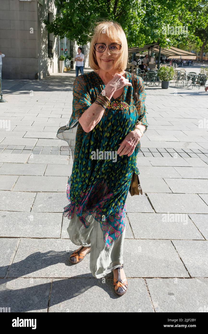 Madrid, Spagna. 25th luglio 2022. Carmen Maura partecipa al concerto di Anna Netrebko all'Universal Music Festival, Teatro Real di Madrid. Credit: SOPA Images Limited/Alamy Live News Foto Stock