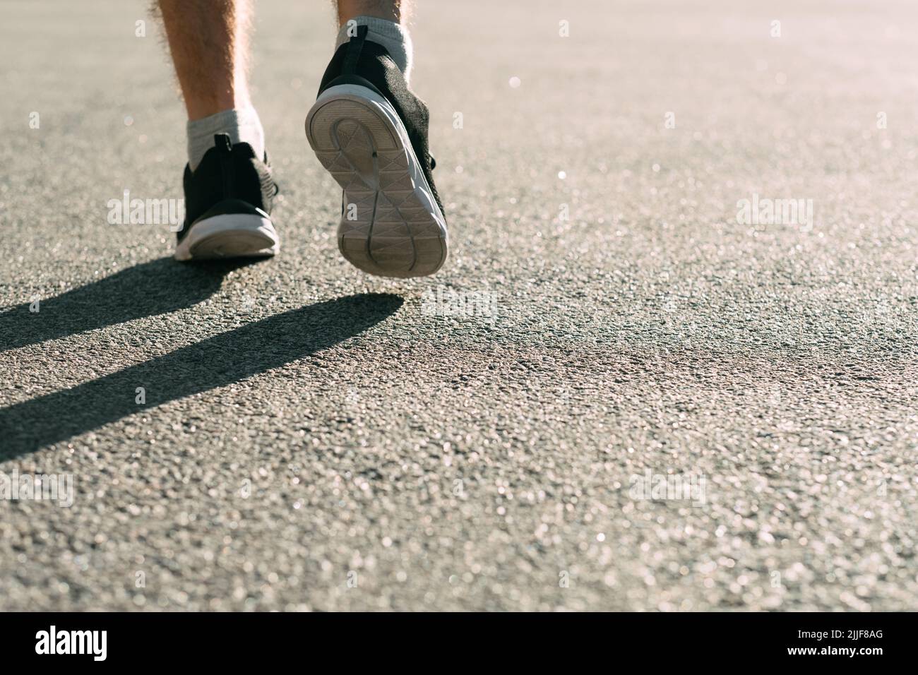 runner scarpe da jogging pista campo sportivo Foto Stock