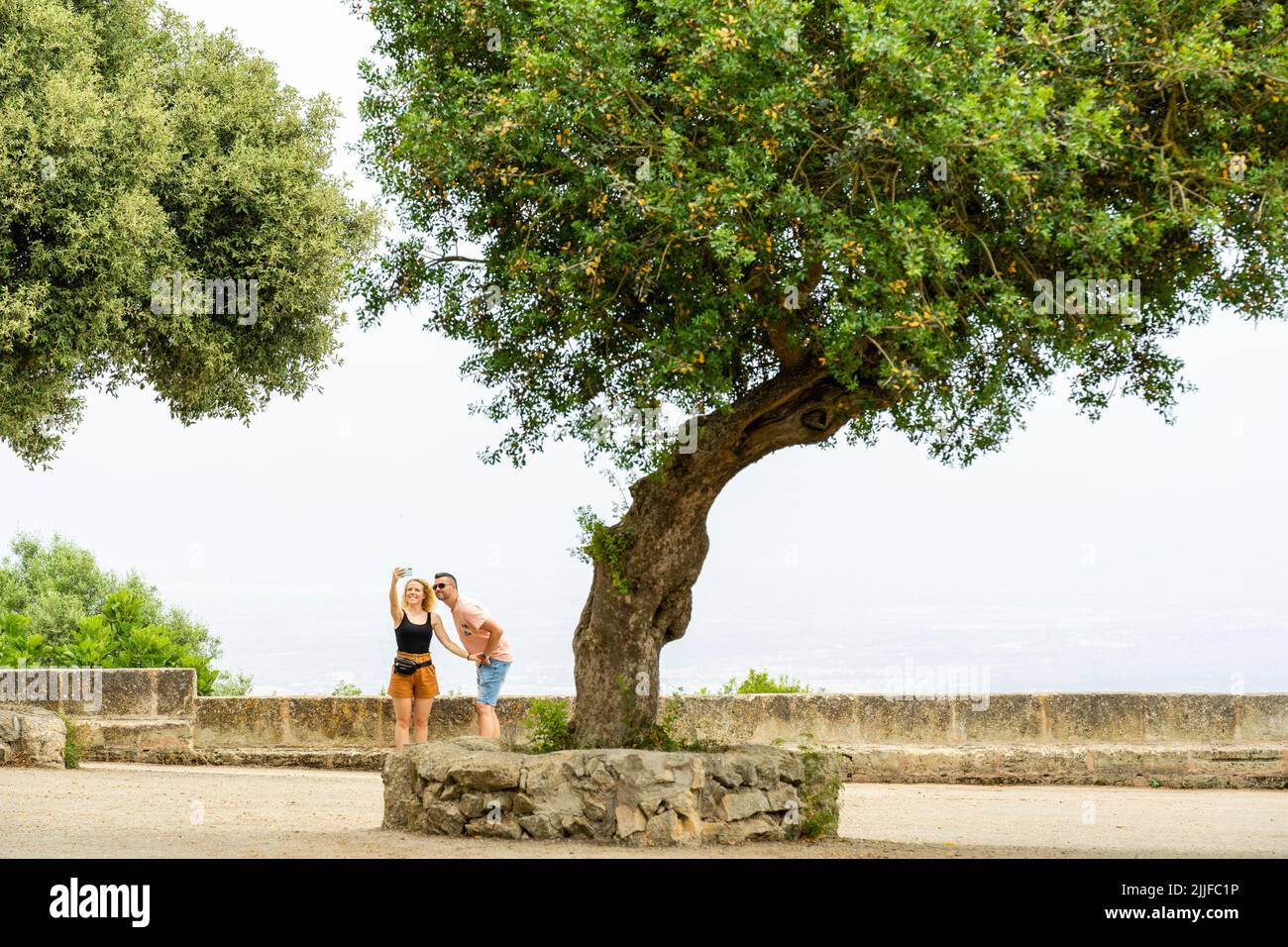 Santuario di cura, Algaida, Maiorca, Isole Baleari, Spagna Foto Stock