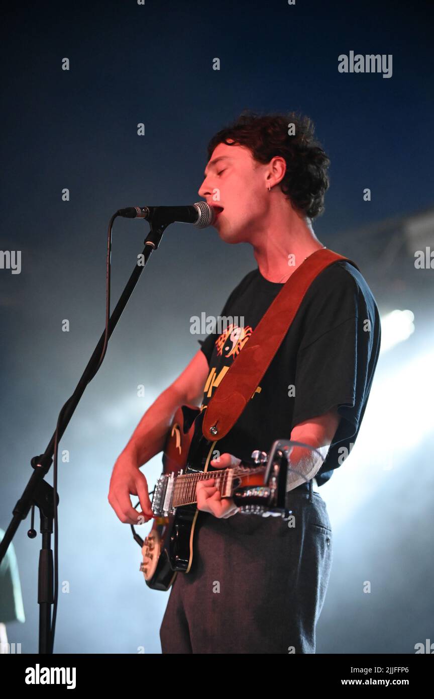 Il Goa Express che si esibisce al Tramlines Festival , UK , 24.07.2022 Foto Stock