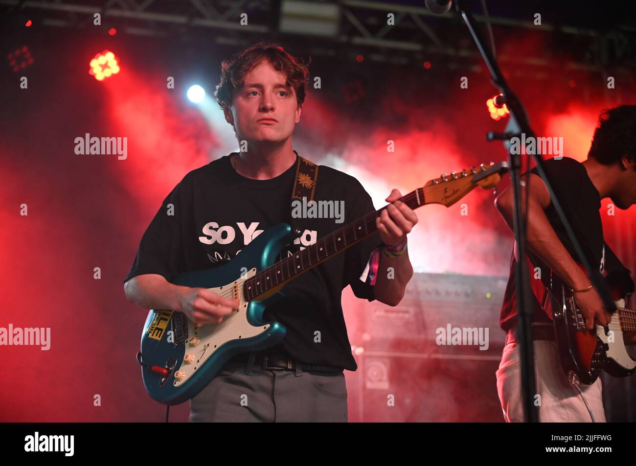 Il Goa Express che si esibisce al Tramlines Festival , UK , 24.07.2022 Foto Stock