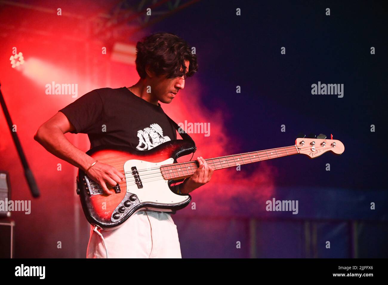 Il Goa Express che si esibisce al Tramlines Festival , UK , 24.07.2022 Foto Stock