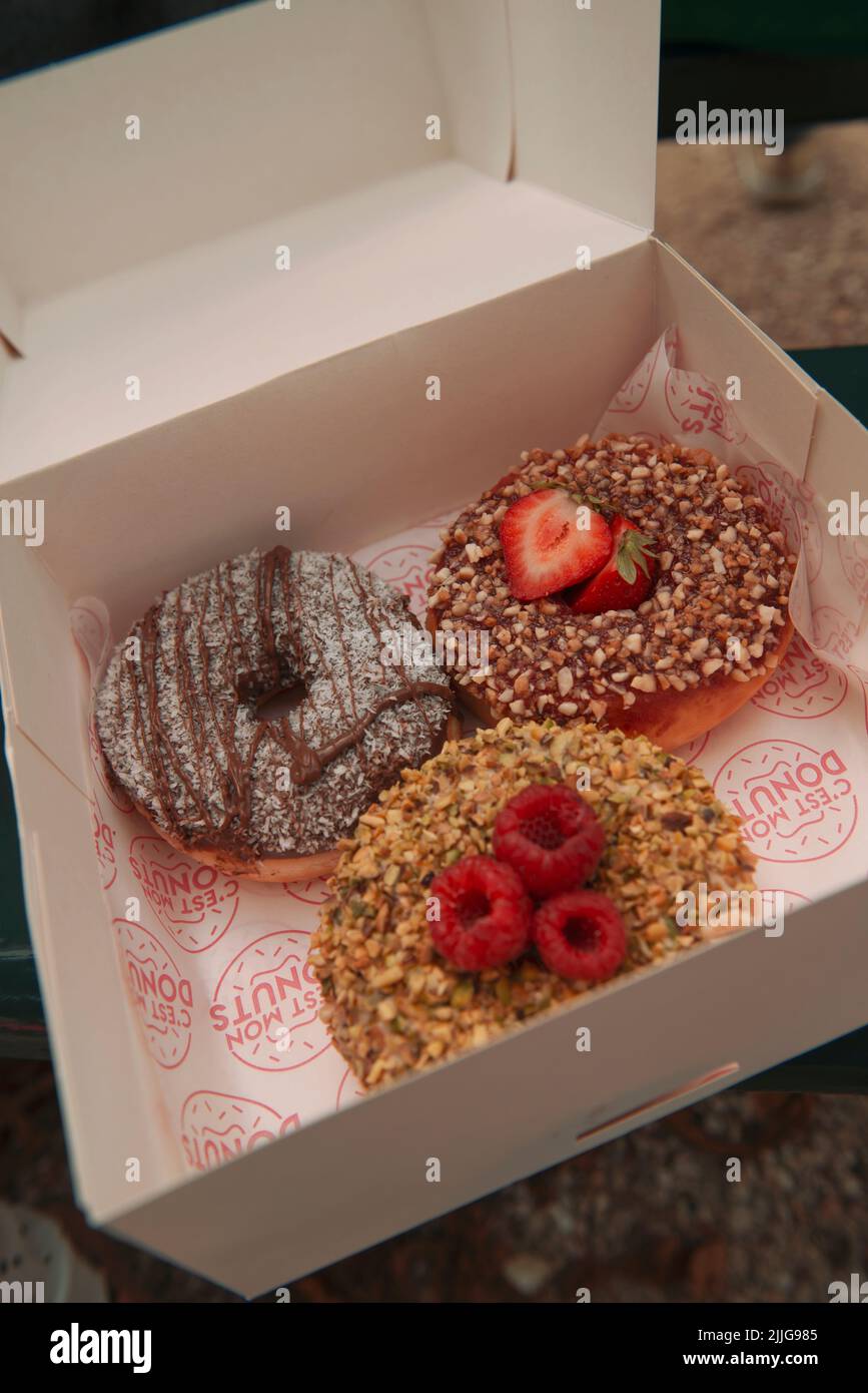 Dolci parigini Foto Stock