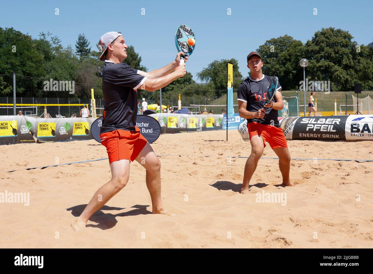 Beach Tennis Championships a Monaco/Germania Foto Stock