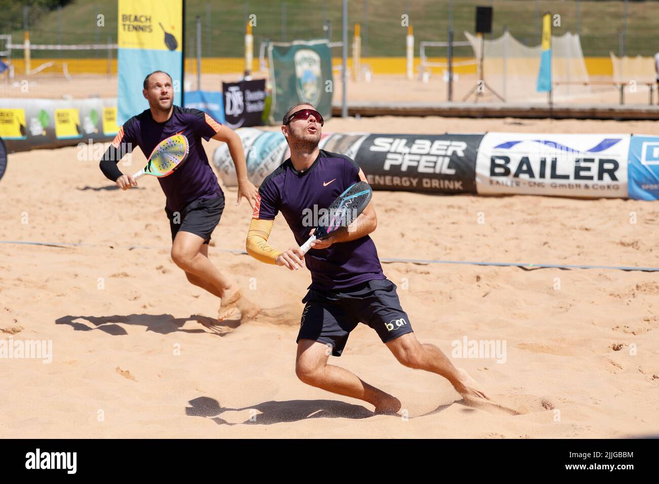 Beach Tennis Championships a Monaco/Germania Foto Stock