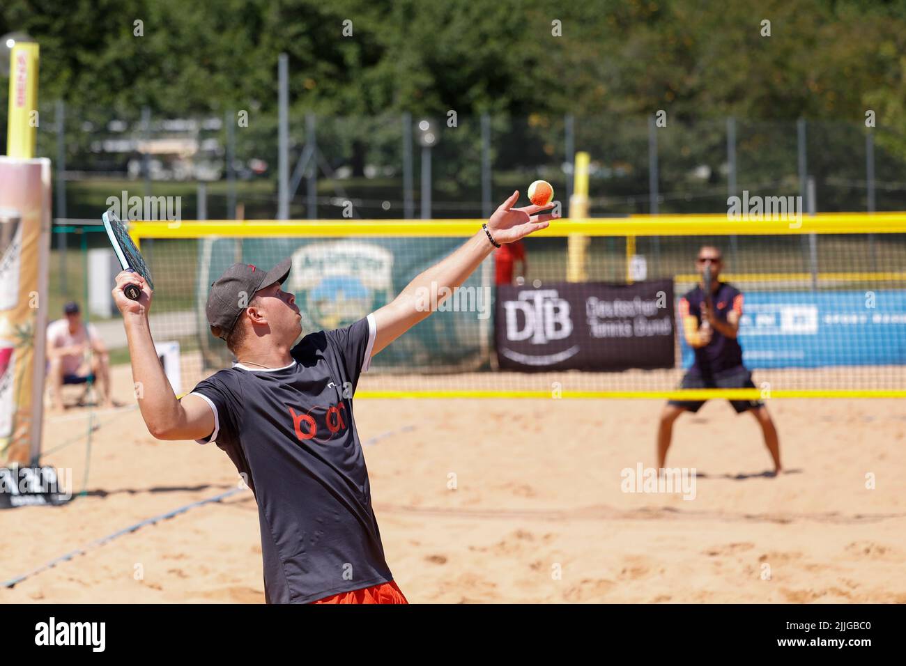 Beach Tennis Championships a Monaco/Germania Foto Stock