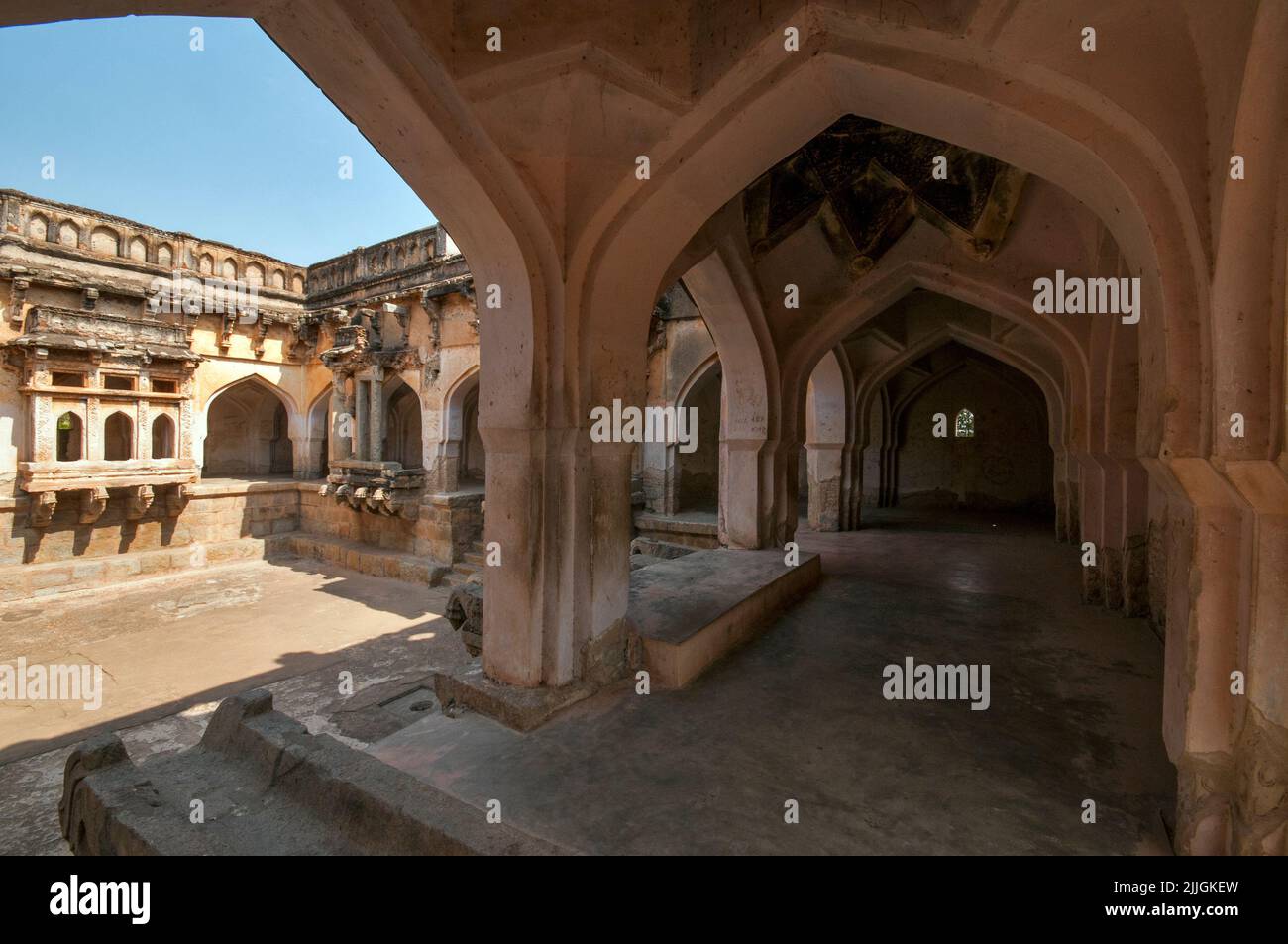 queens bagno hampi Foto Stock