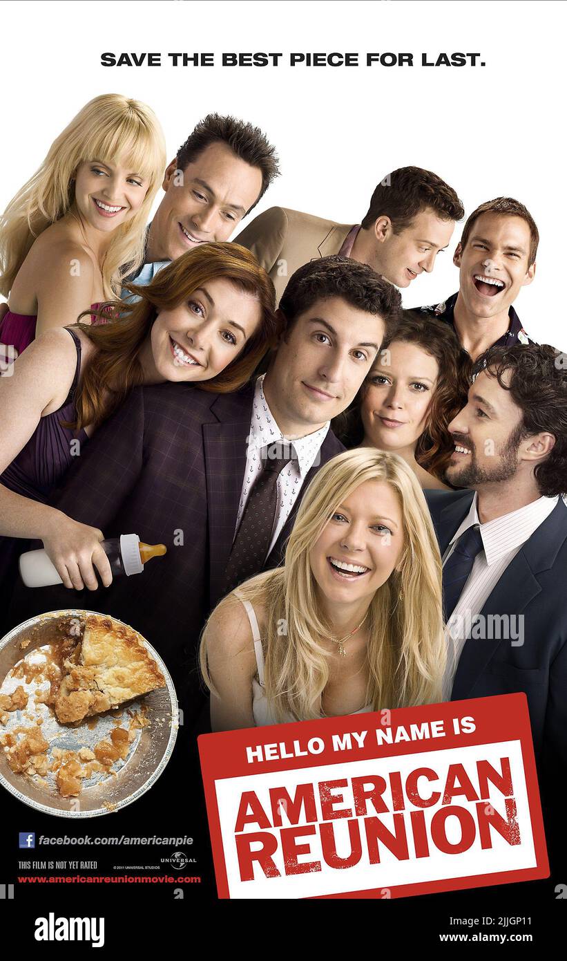 SUVARI,KLEIN,HANNIGAN,BIGGS,THOMAS,REID,LYONNE,SCOTT,POSTER, AMERICAN REUNION, 2012 Foto Stock