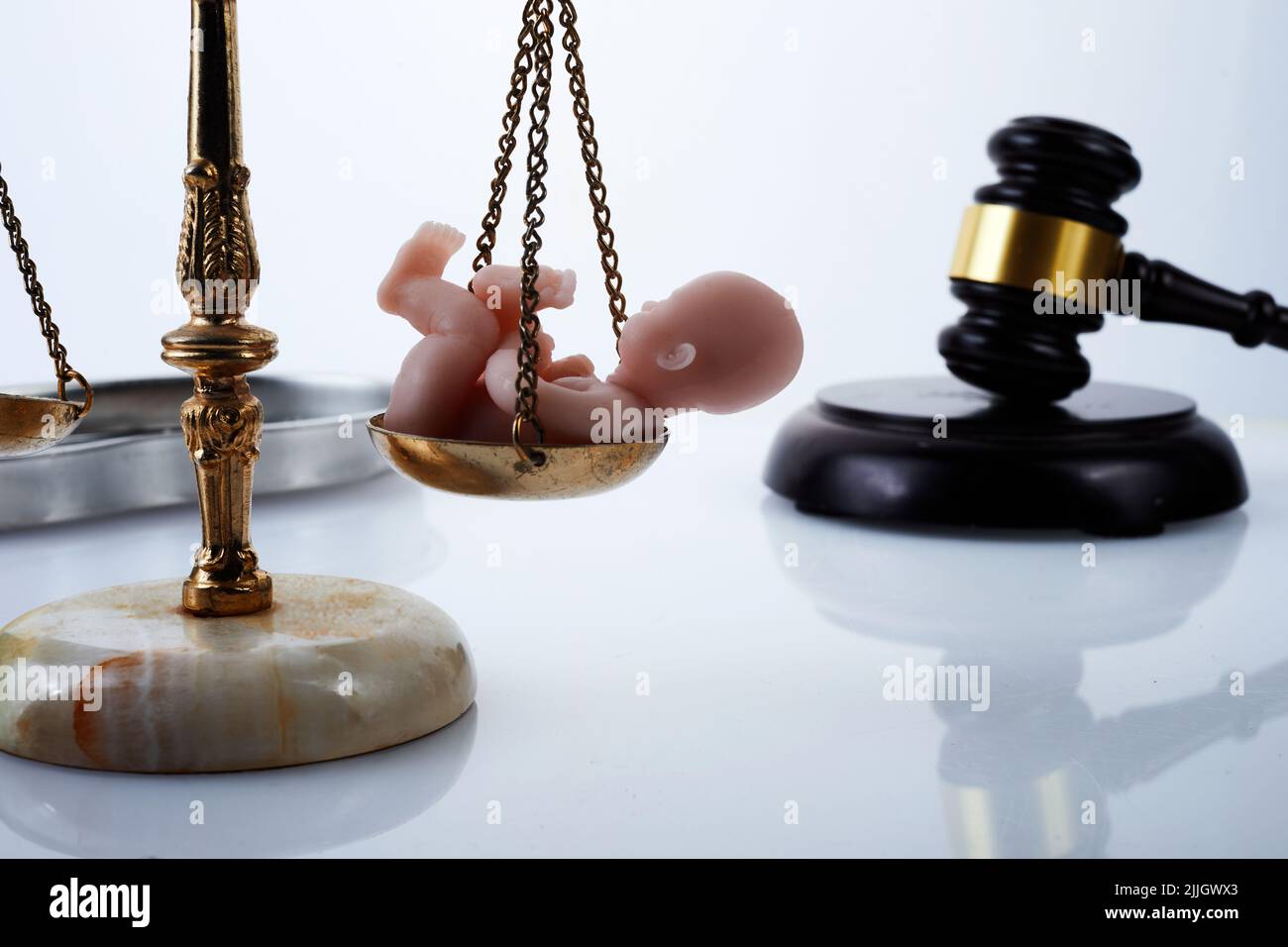 Leggi sulla riproduzione e diritti all'aborto o al feto Foto Stock