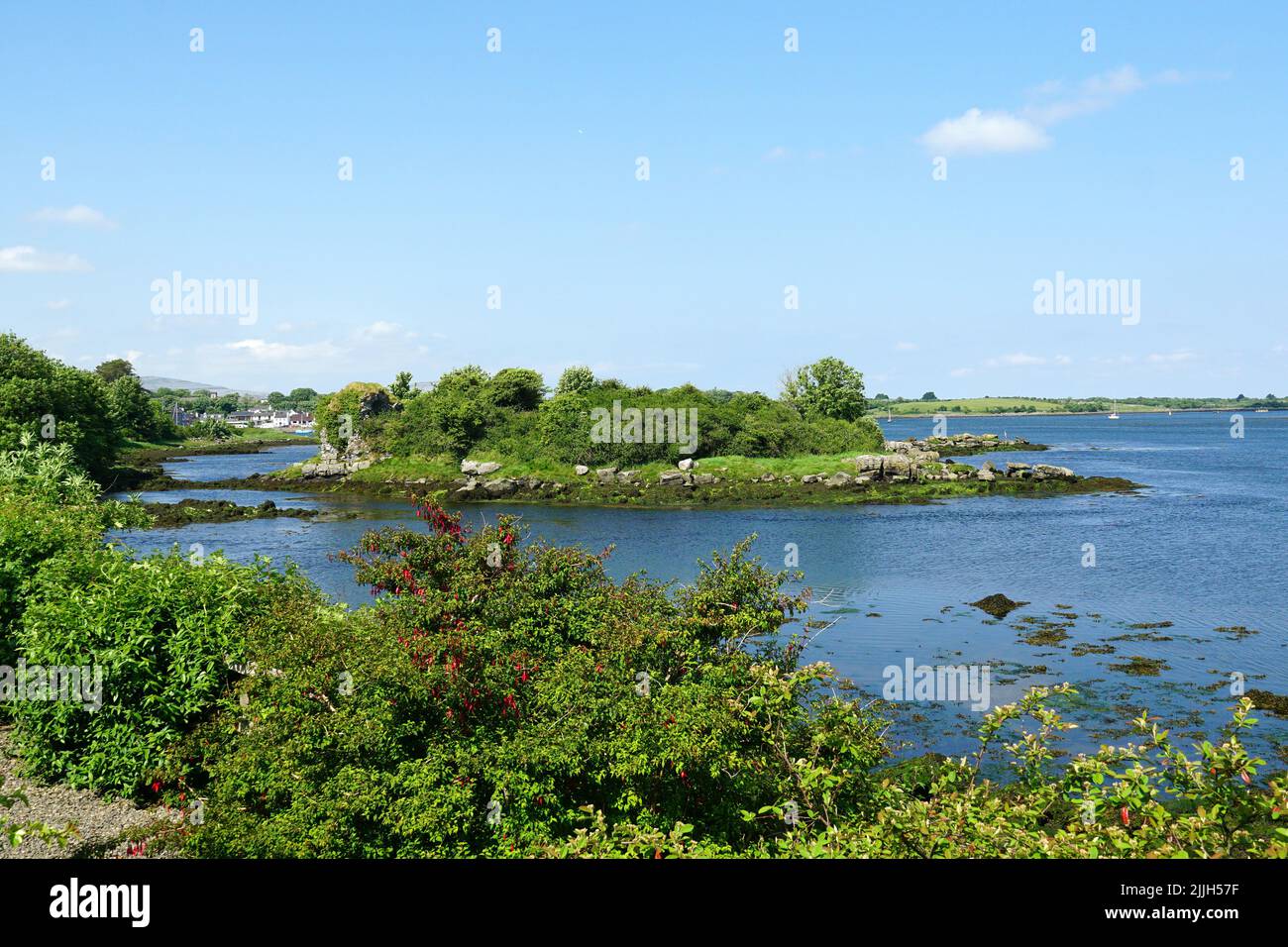 Galway Bay, Loch Lurgain o Cuan na Gaillimhe, contea di Galway, Irlanda, Éire, Irland, Írország, Europa Foto Stock