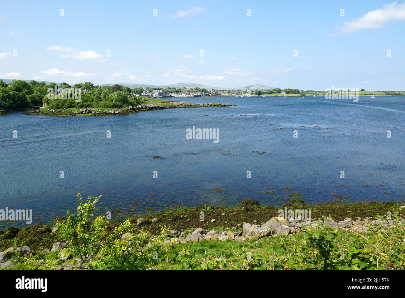 Galway Bay, Loch Lurgain o Cuan na Gaillimhe, contea di Galway, Irlanda, Éire, Irland, Írország, Europa Foto Stock