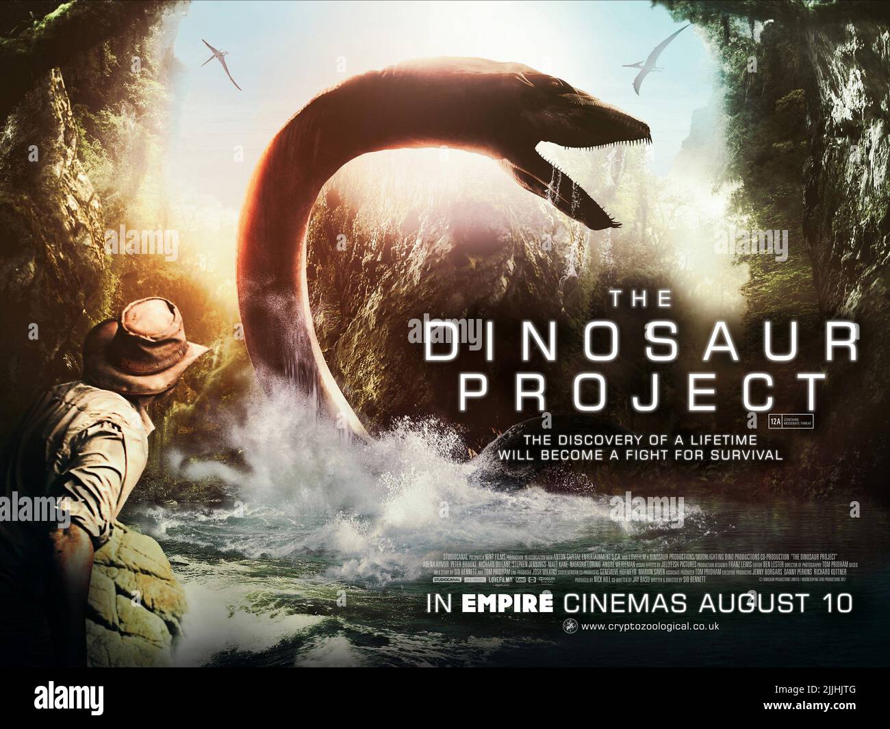 POSTER DEL FILM, IL PROGETTO DINOSAURO, 2012 Foto Stock
