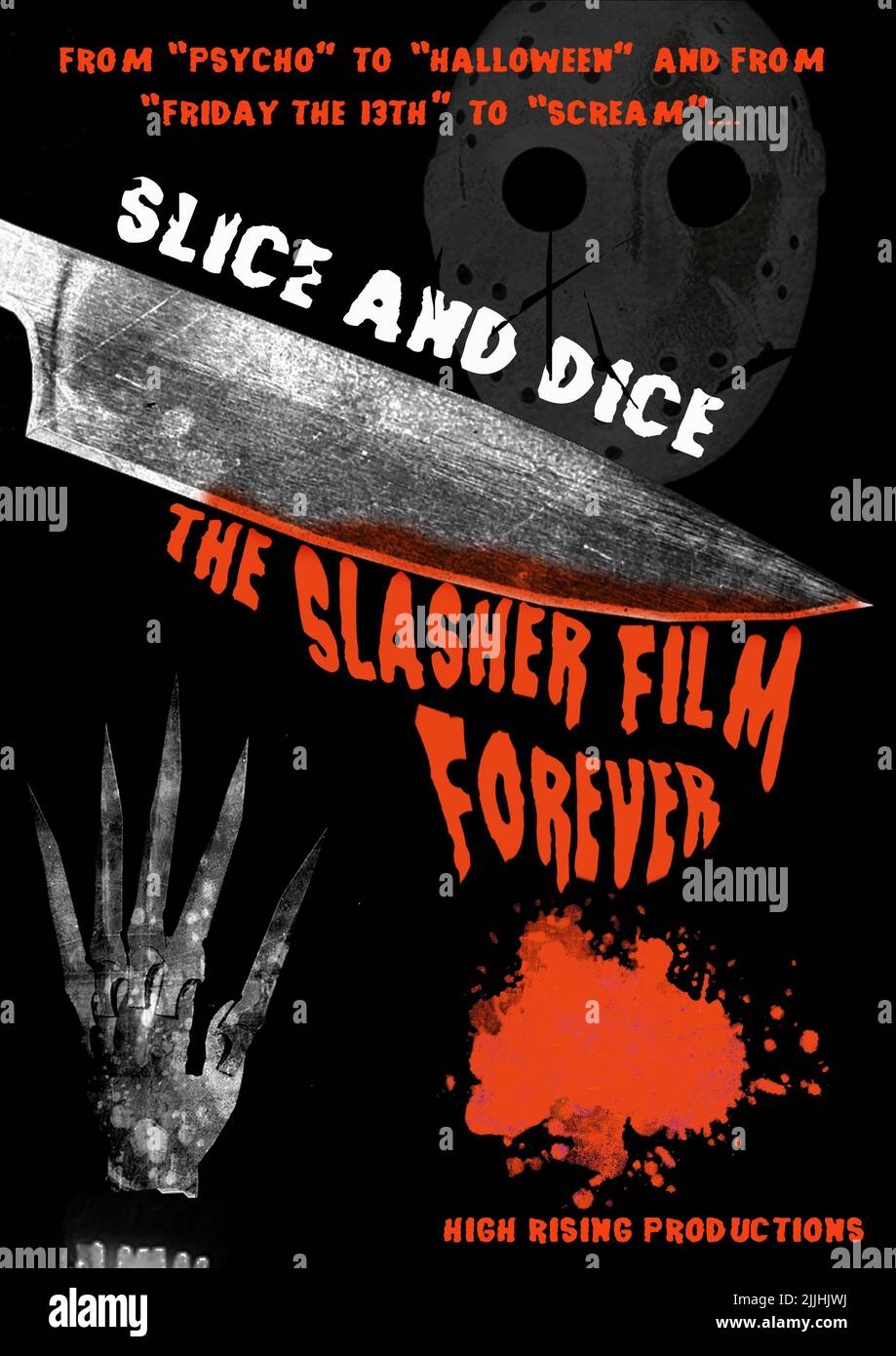 POSTER, SLICE E DADI DEL FILM: THE SLASHER FILM FOREVER, 2012 Foto Stock