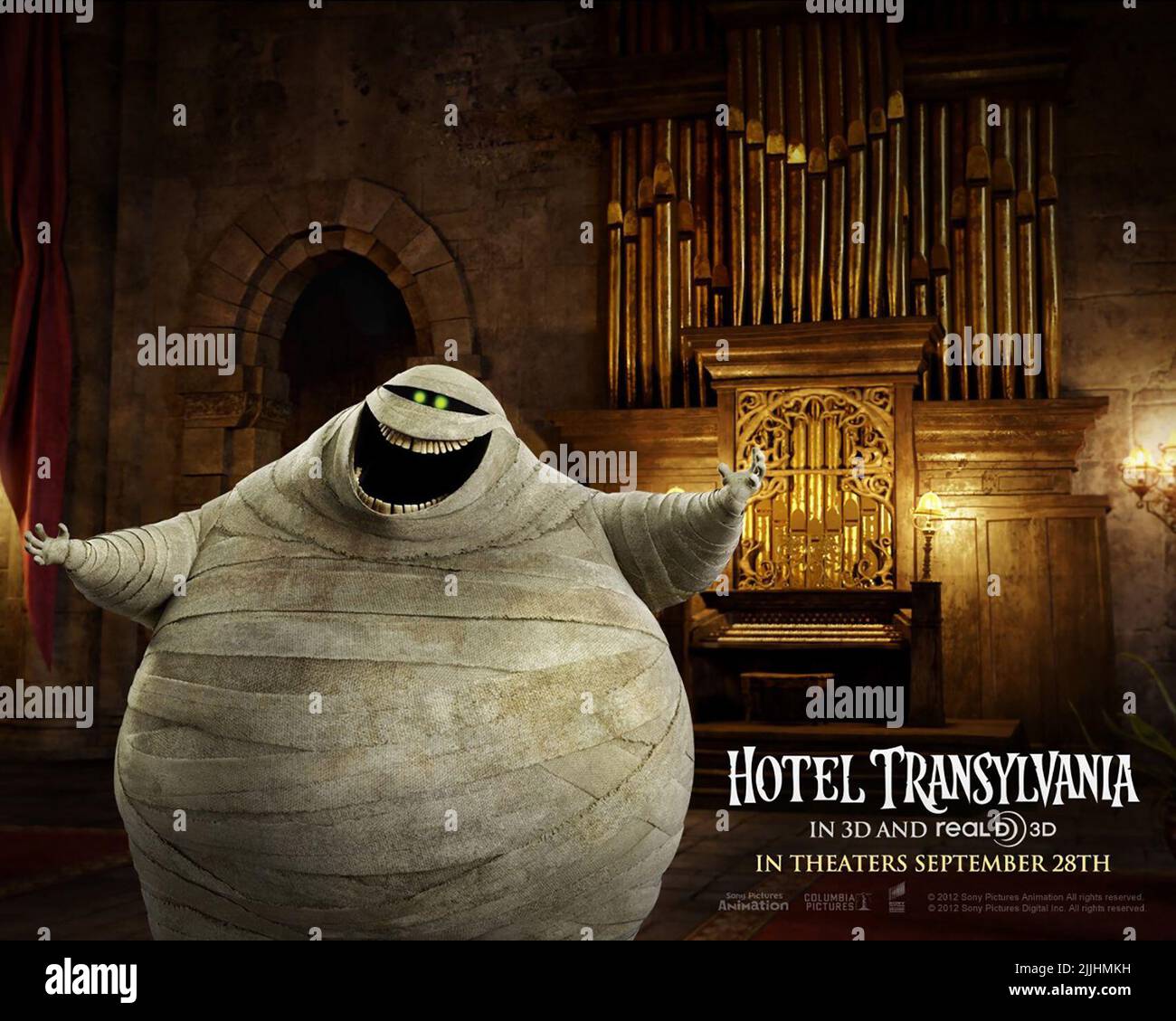 MURRAY IL POSTER MUMMY, HOTEL TRANSILVANIA, 2012 Foto Stock