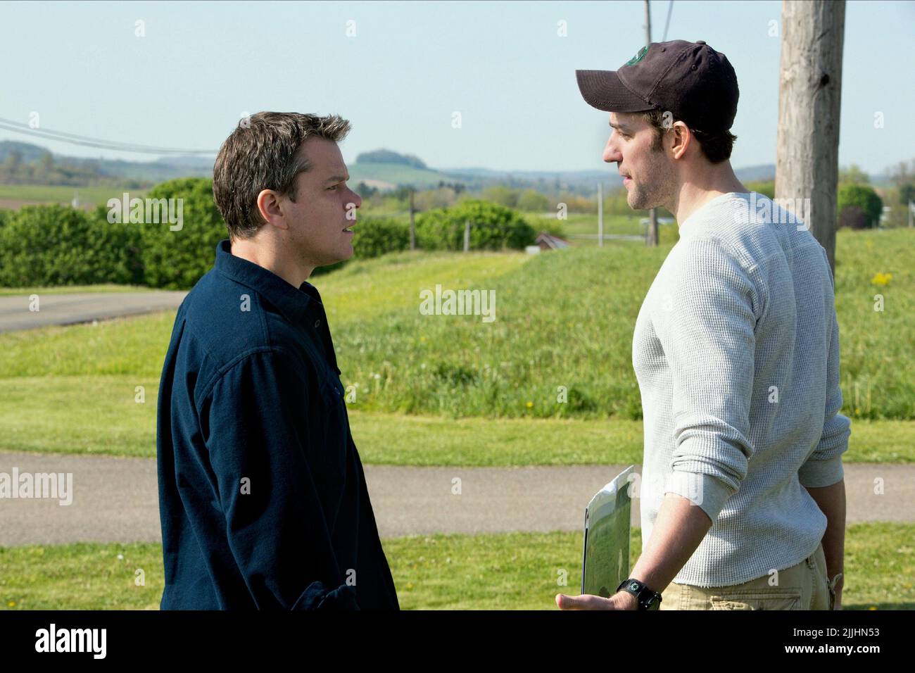MATT DAMON, John Krasinski, terra promessa, 2012 Foto Stock