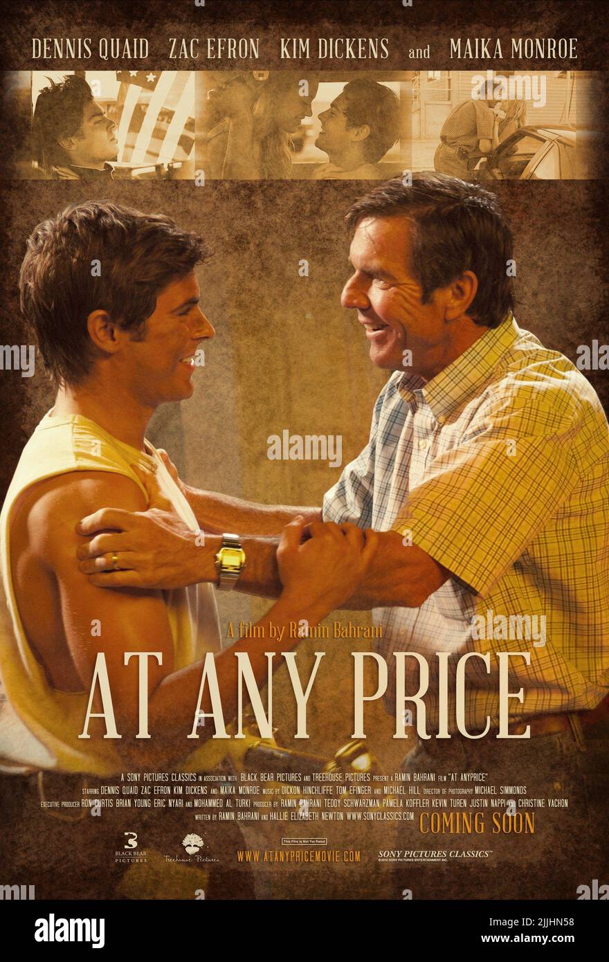 ZAC EFRON, Dennis Quaid POSTER, a qualsiasi prezzo, 2012 Foto Stock